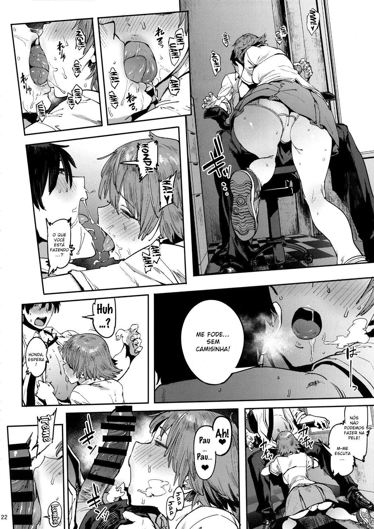 Idolatração da Buceta: Mio Honda e seu Produtor na Piroca em HQ Brasileiro de Hentai