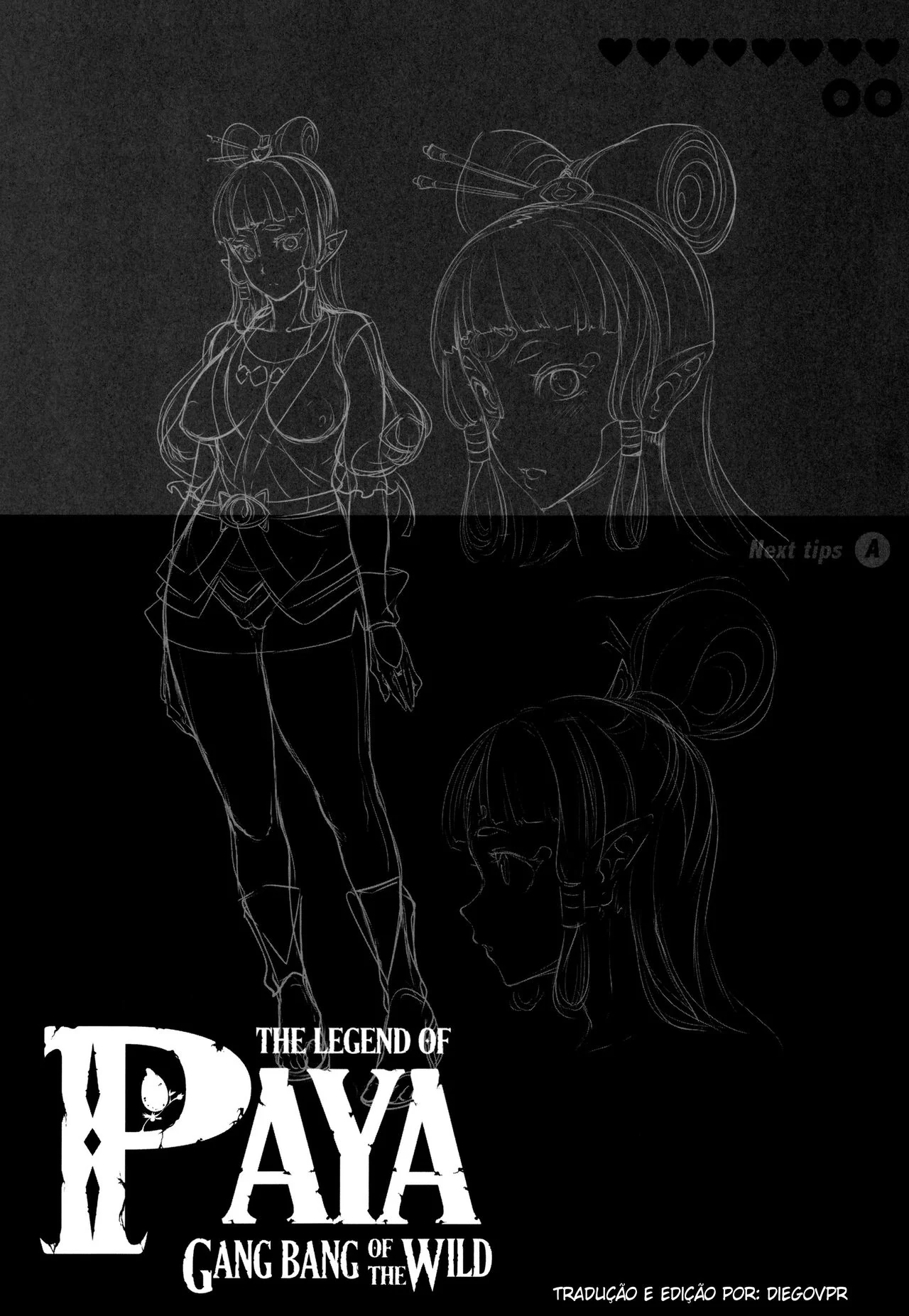 Paya a guerreira devota enganada pelo Link em hentai hq brasileiro