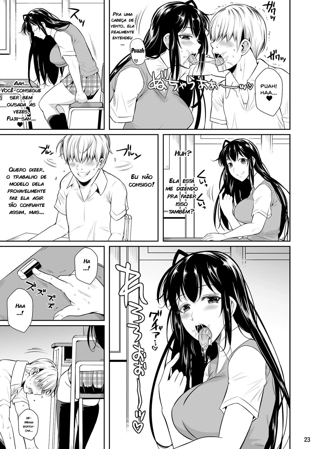 Satsuki e o Nerdinho Herdeiro – Gozada na Buceta da Colega Gostosa