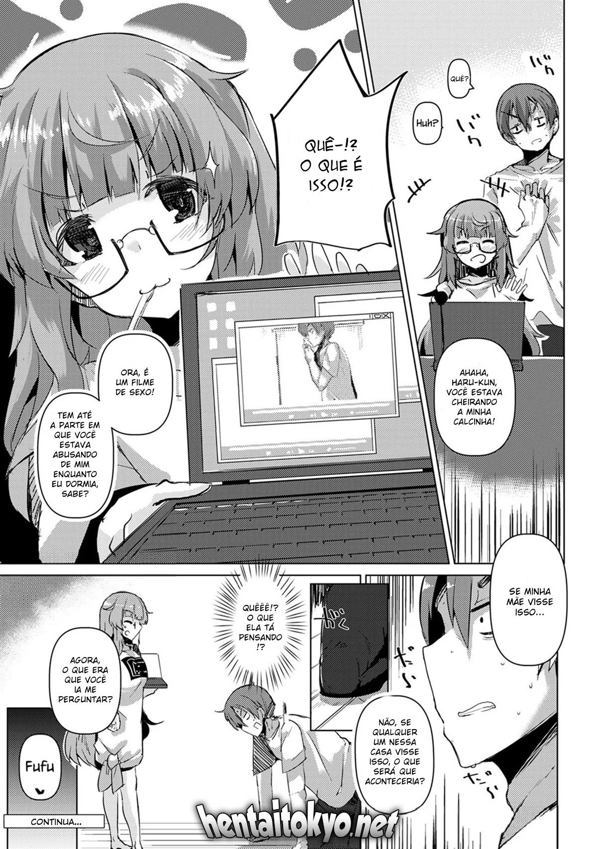 Prima Desleixada e Pervertida – Haru-kun Cuidando da Buceta da Piranha da Família em Hentai HQ Brasileiro