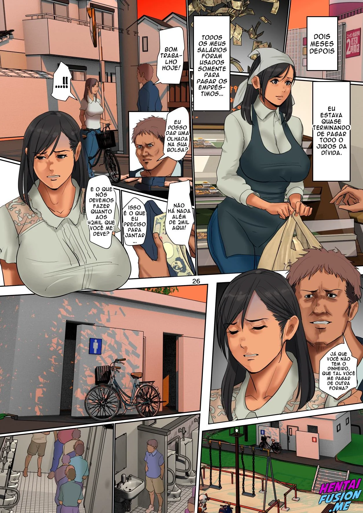 A Inocente Gostosa da Keiko – Shinichi se Aproveitando da Safadeza em HQ Brasileiro