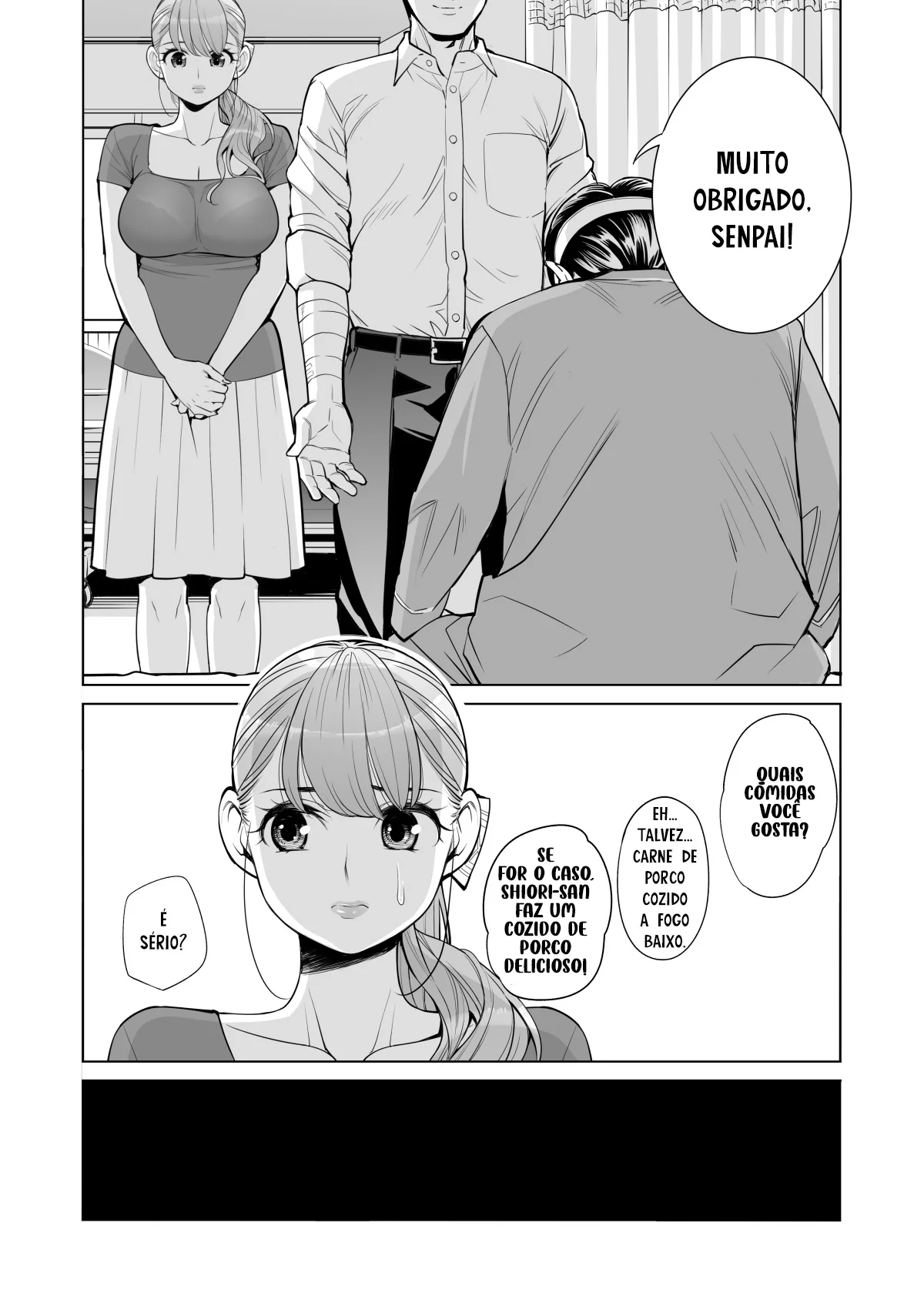 Estudante Piranha Fode com Professor Dotado em Hentai HQ Brasileiro