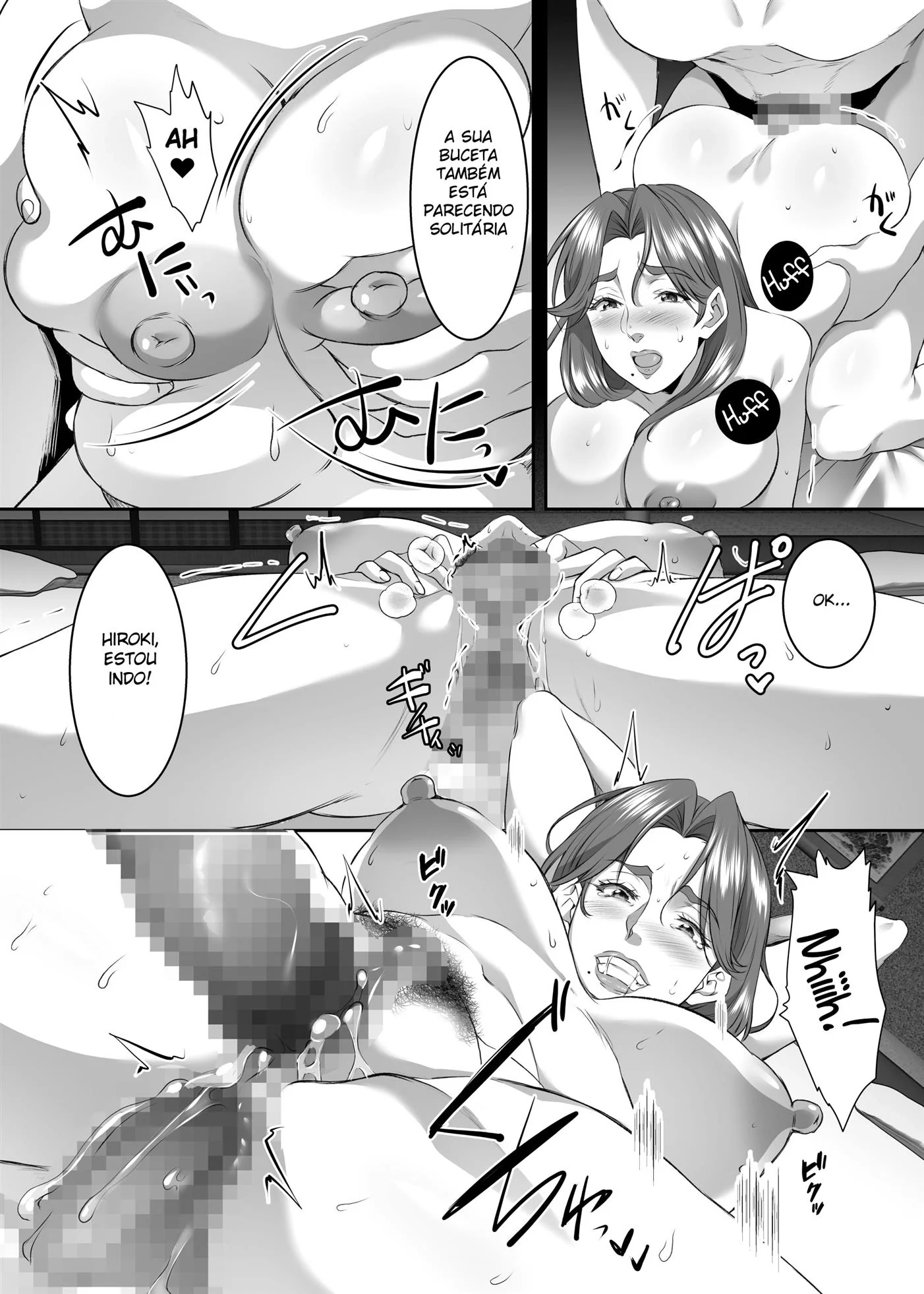 Mãe e filho – Sexo proibido e anal intenso em Hentai HQ Brasileiro