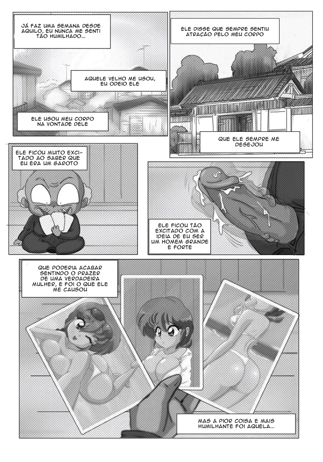 Herança Perversa: O Velho Safado Quer Foder a Filha Gostosa – HQ Brasileira de Hentai