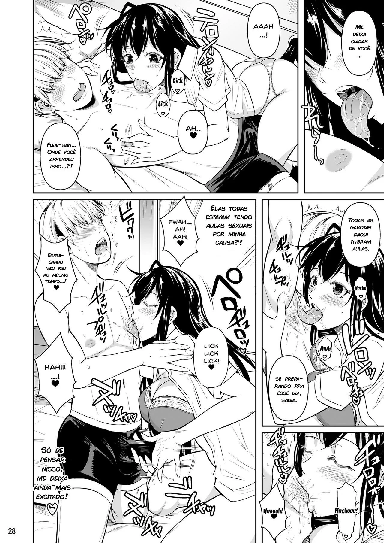 Satsuki e o Nerdinho Herdeiro – Gozada na Buceta da Colega Gostosa