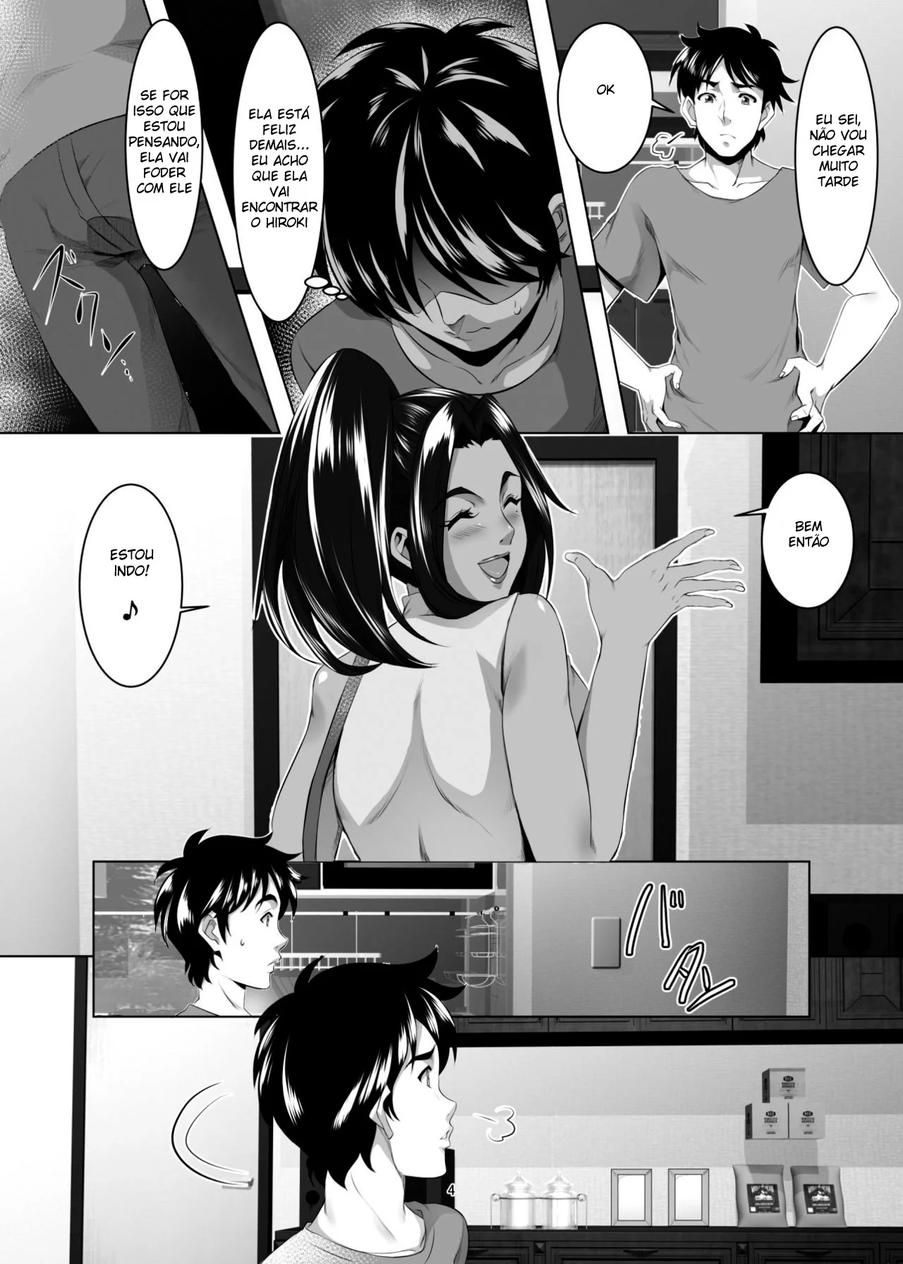 Mães Gostosas e Filhos Safados em Hentai HQ Brasileiro