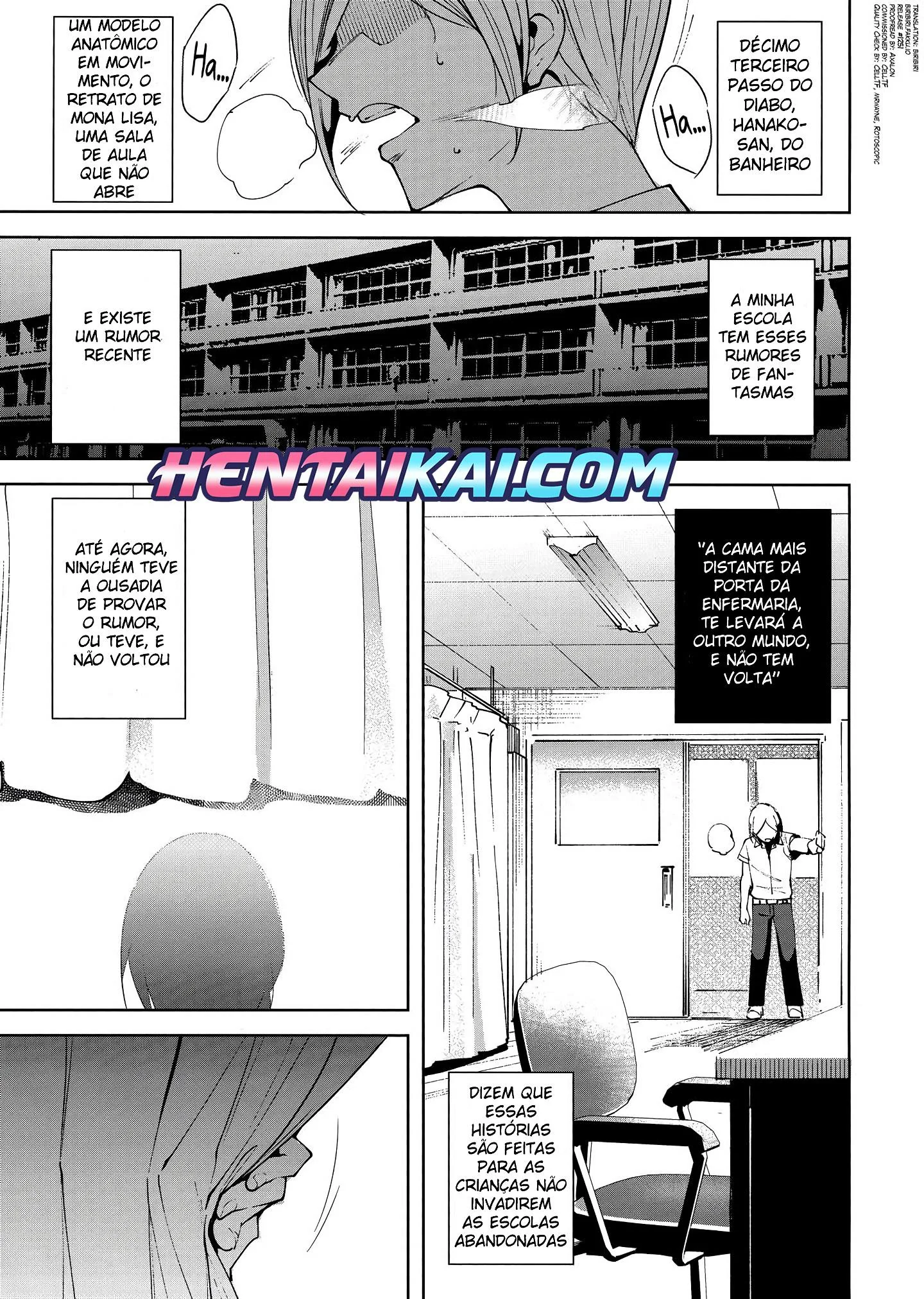 A Buceta Fantasmagórica na Escola dos Pervertidos em Hentai Brasileiro