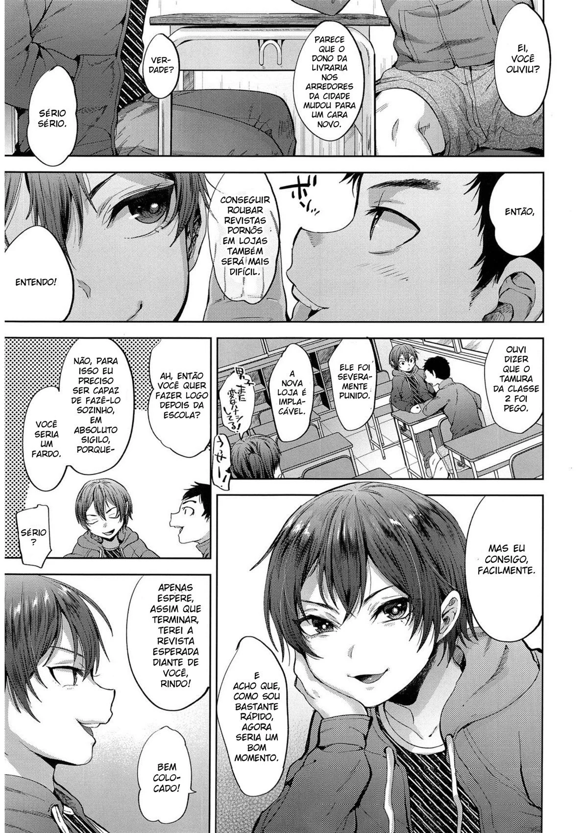 Colegial Safada Fode Escondido com Seu Namorado em Hentai HQ Brasileiro