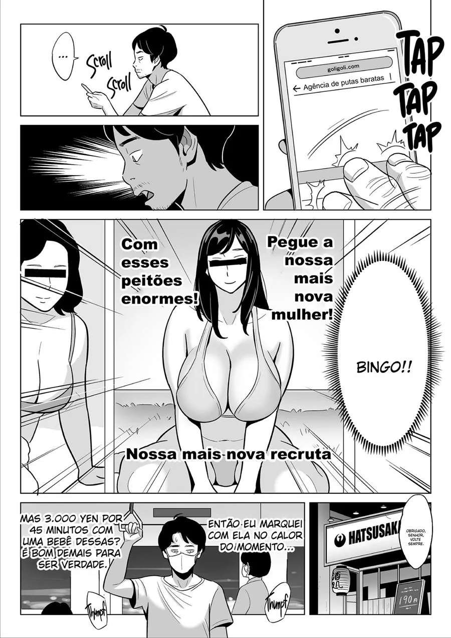 Piranha Safada leva Piroca do Cliente Desempregado em HQ de Sexo Brasileiro