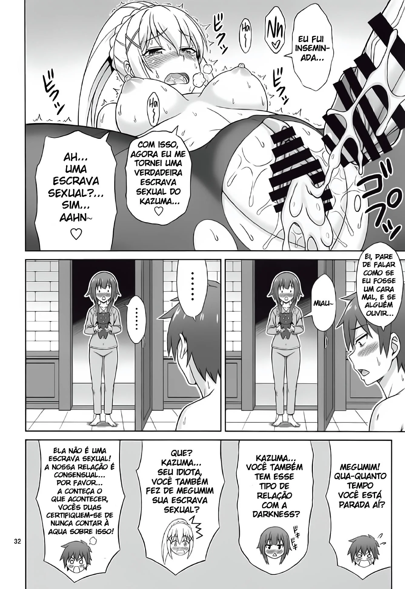Colegial safada: A mãe piranha do Yuu em Hentai HQ Brasileiro