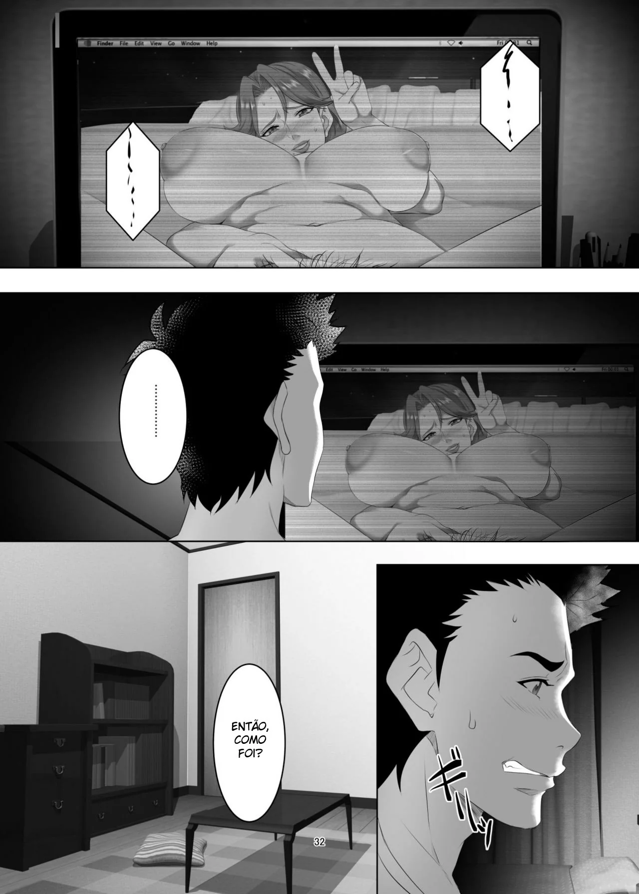 Mako Fode a Mãe do Colega em Hentai HQ Brasileiro