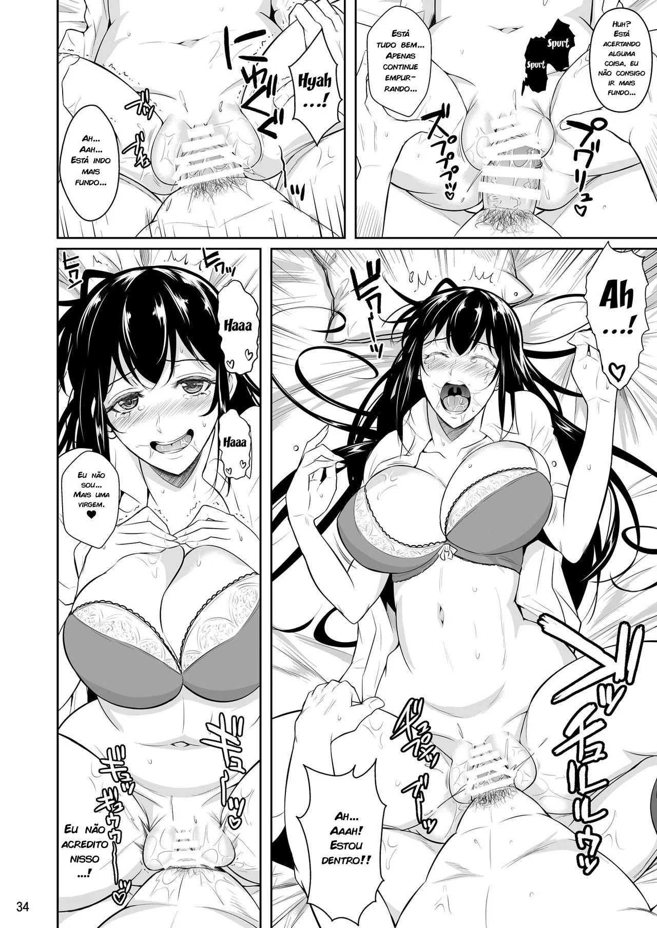 Satsuki e o Nerdinho Herdeiro – Gozada na Buceta da Colega Gostosa