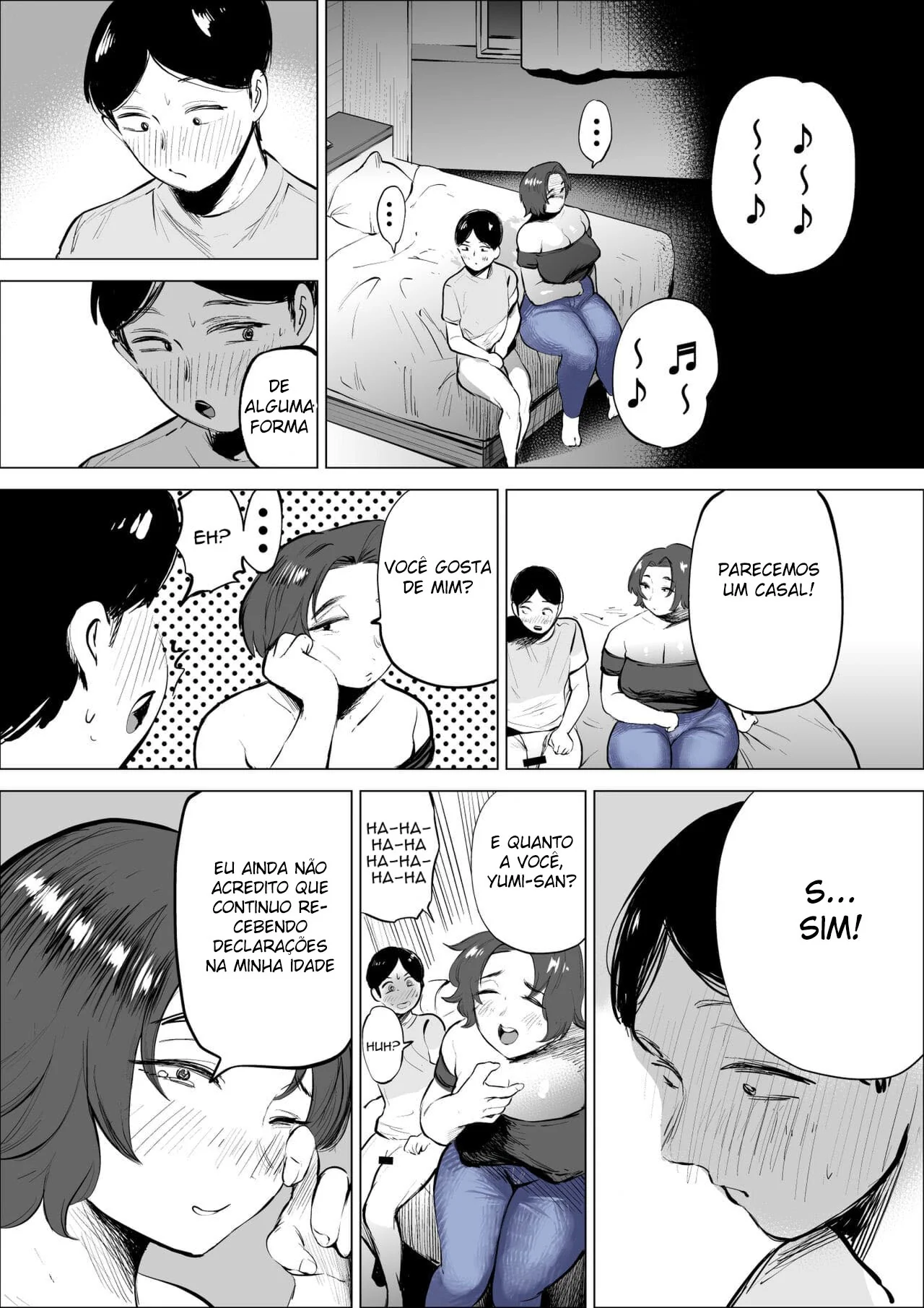 Piranha das Calças Jeans: Yumi Oyama Realizando os Desejos de Shuu Em Hentai HQ Brasileiro