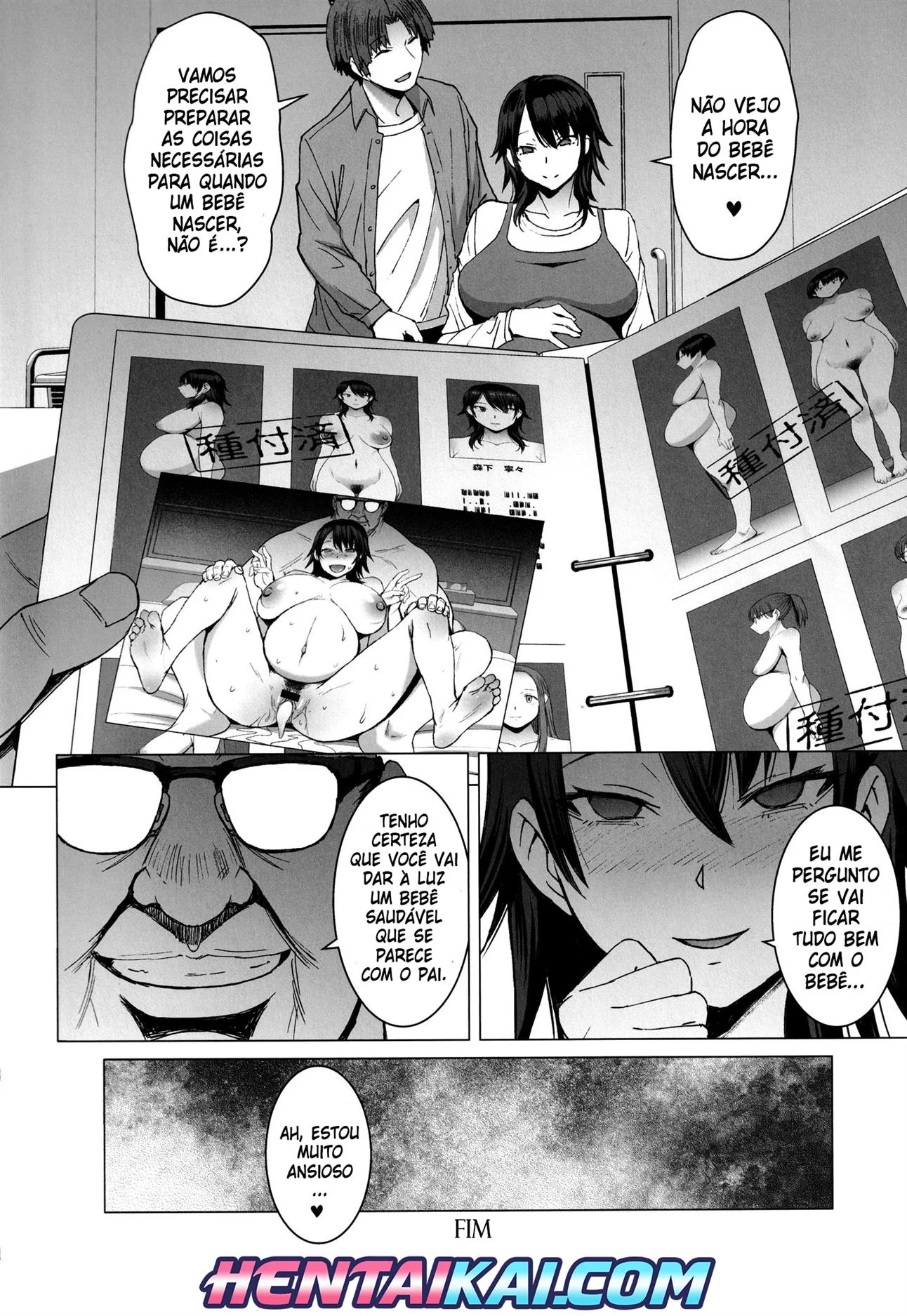 Novinha Transformada em Vaquinha Dando para Touro Gigante em Hentai HQ Brasileiro