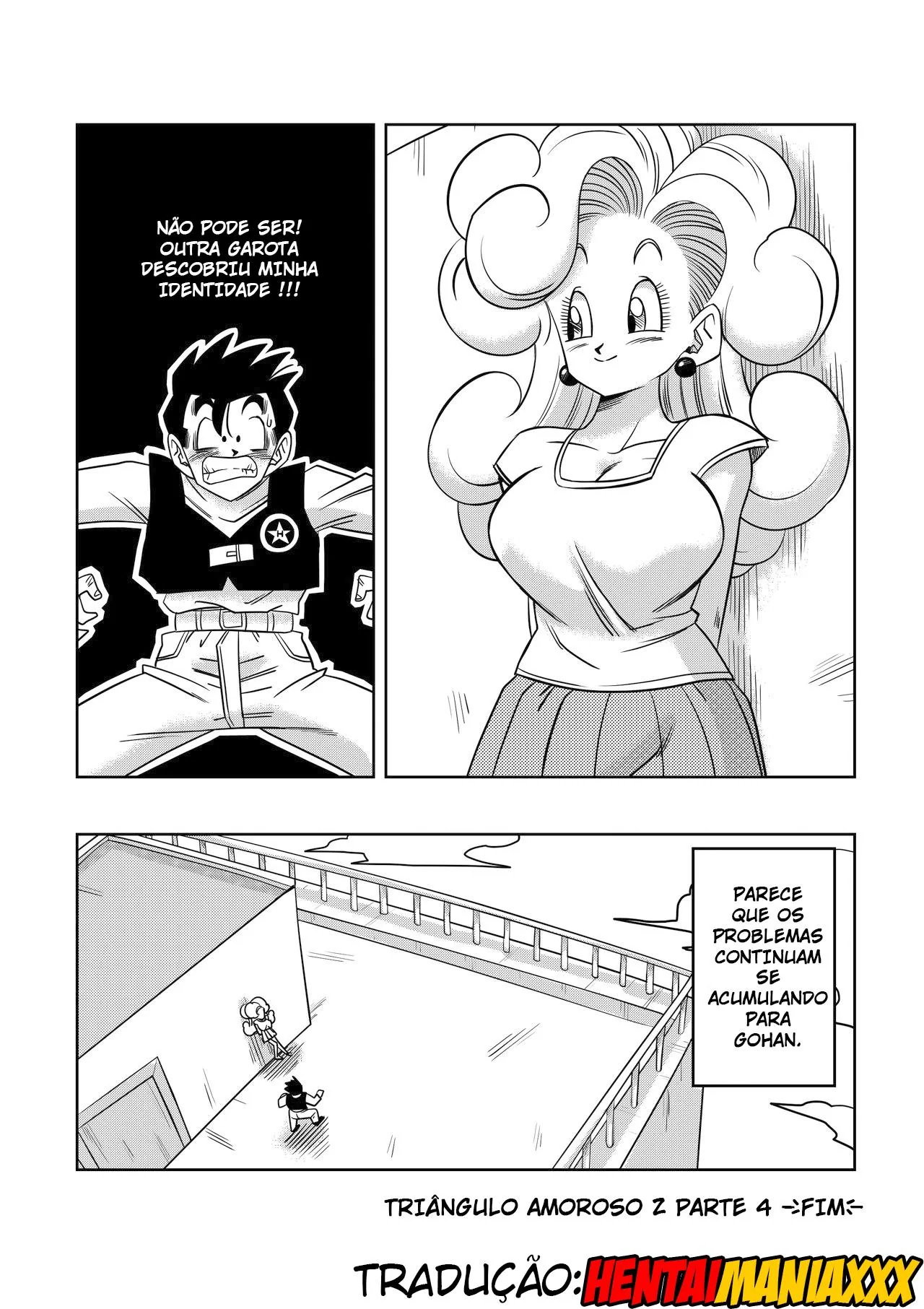 Akane Piranha Dando Pro Professor Safado em Hentai HQ Brasileiro