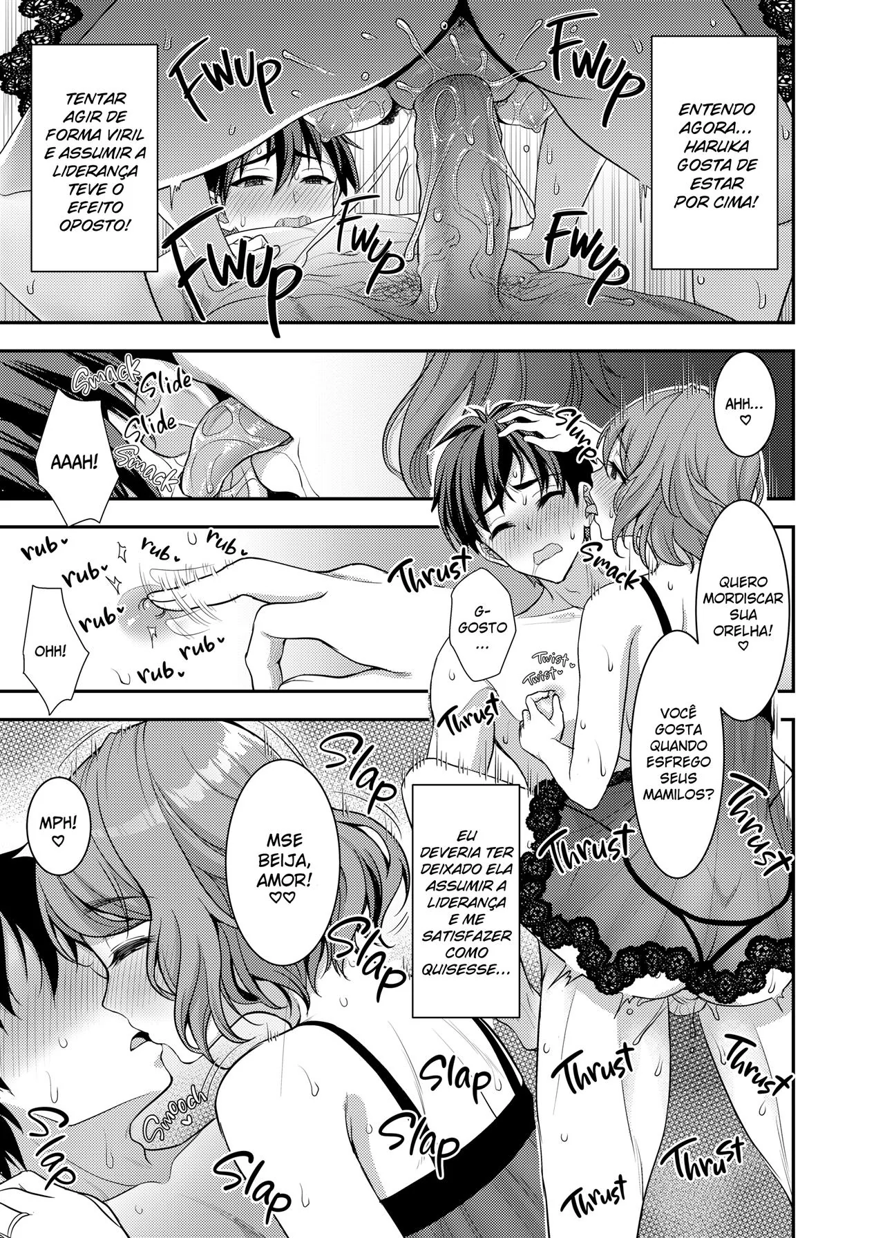 Haruka Ensina Takumi a Ser um Macho de Verdade