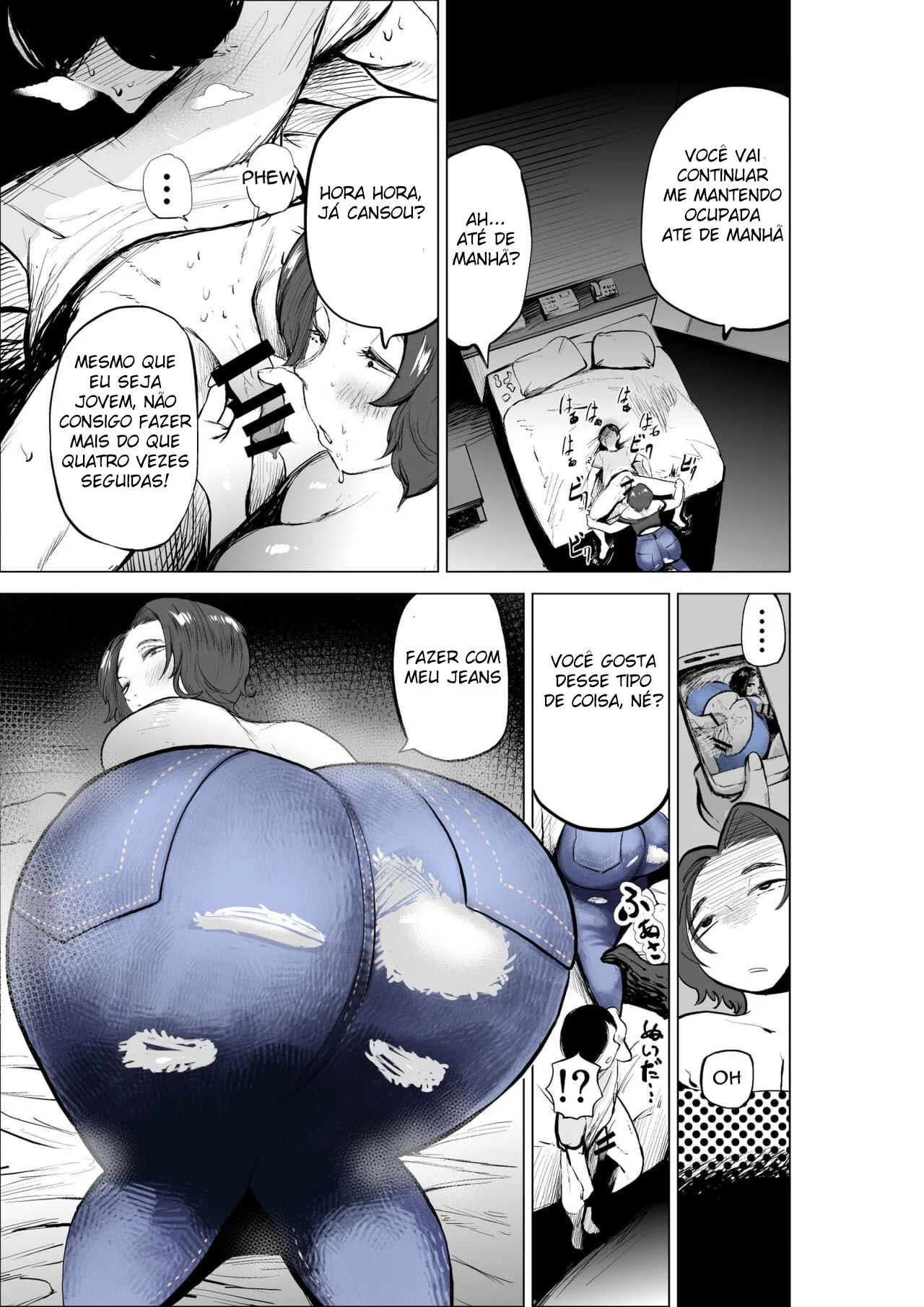 Piranha das Calças Jeans: Yumi Oyama Realizando os Desejos de Shuu Em Hentai HQ Brasileiro