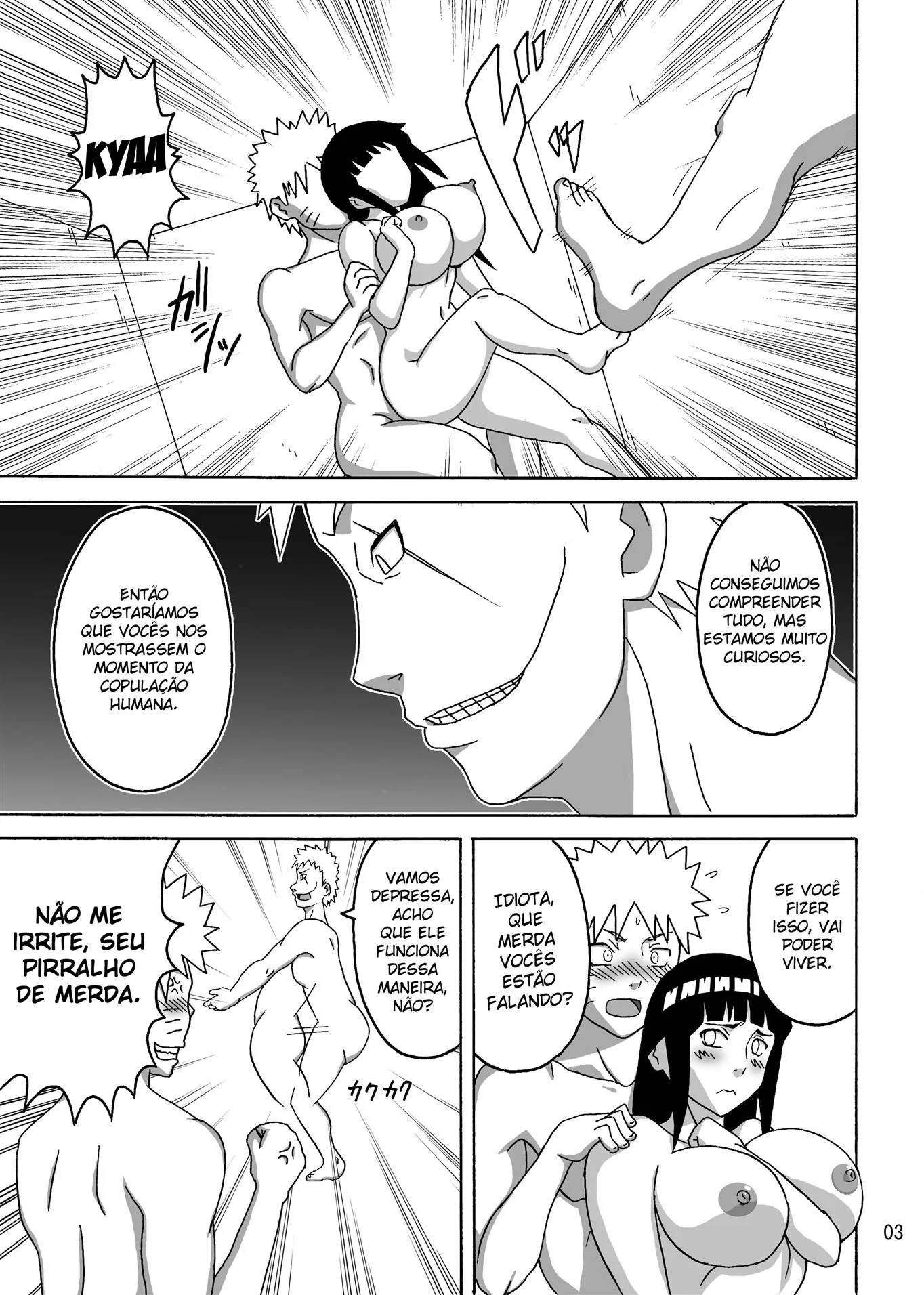 Hinata e Tsunade Peladas