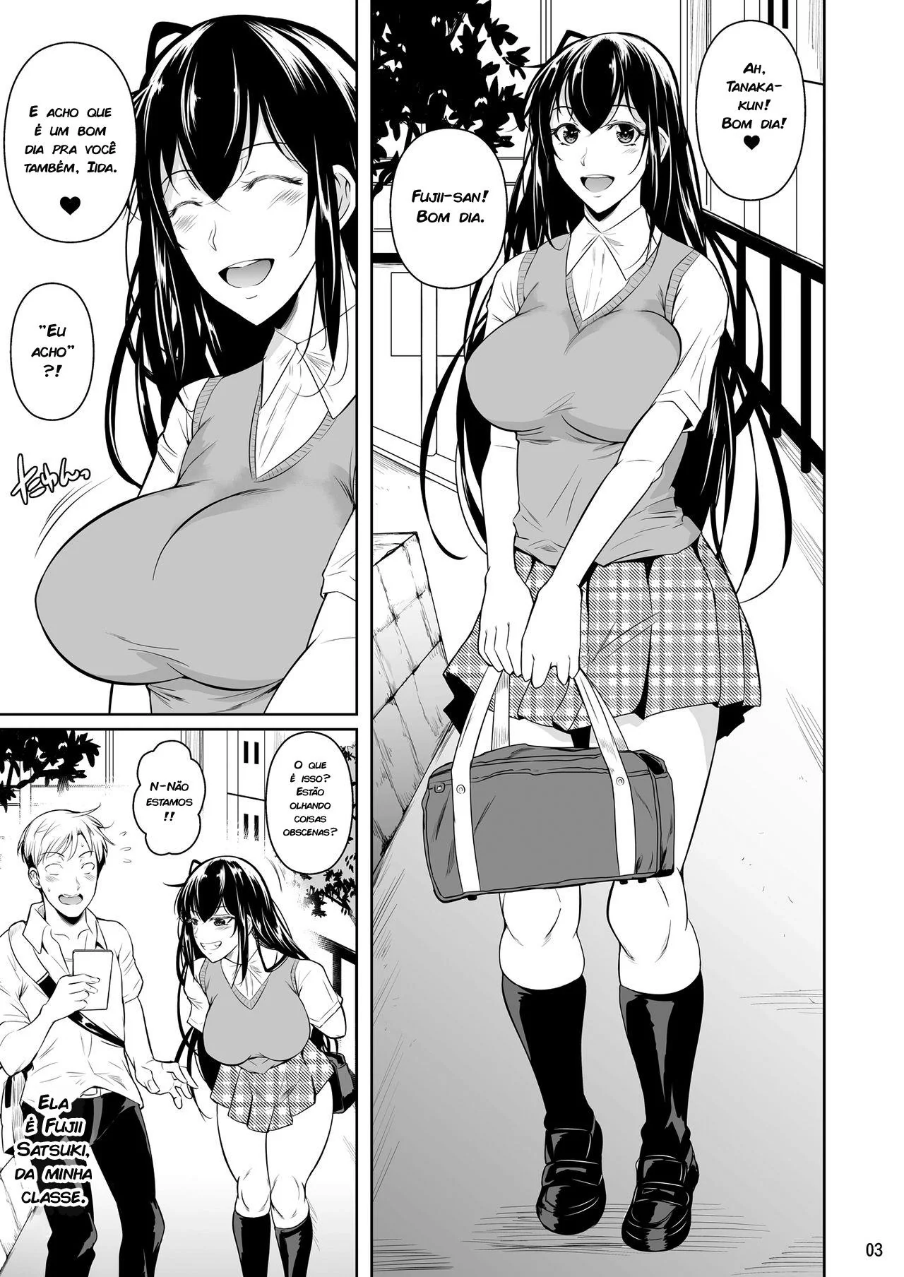 Satsuki e o Nerdinho Herdeiro – Gozada na Buceta da Colega Gostosa