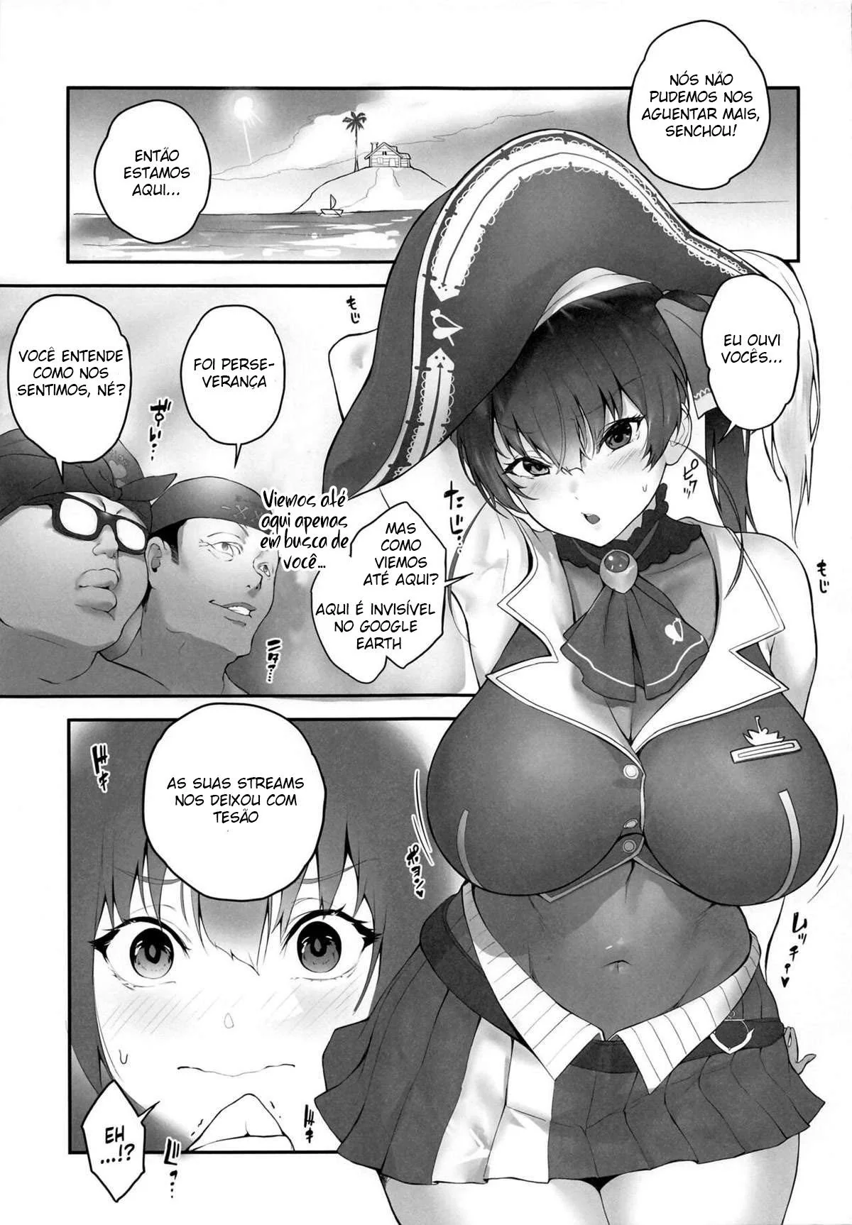 Senchou e a armadilha dos tarados na ilha – Hentai HQ