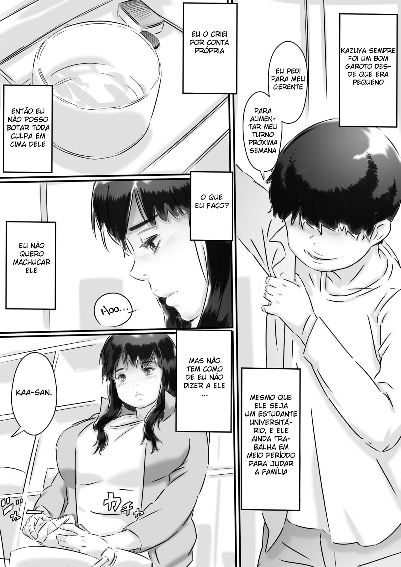 Fodendo a Mamãe Peituda: O Segredo Obsceno do Filho Safado em Manga HQ