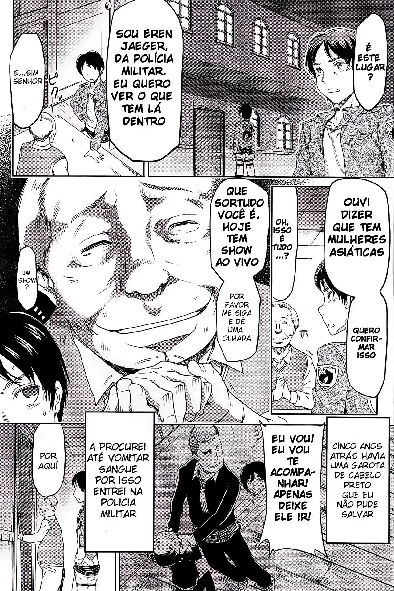 Eren encontra Mikasa e descobre a verdade por trás da sua venda – Hentai HQ Brasileiro