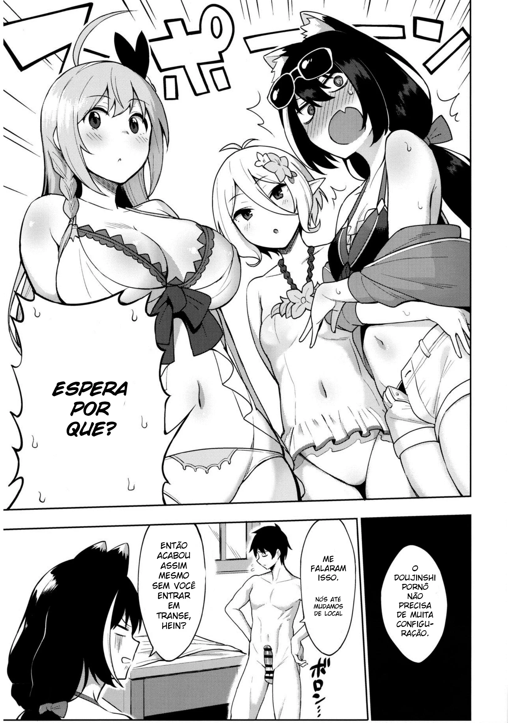 Yuuki e as Piranhas Generosas em Hentai HQ