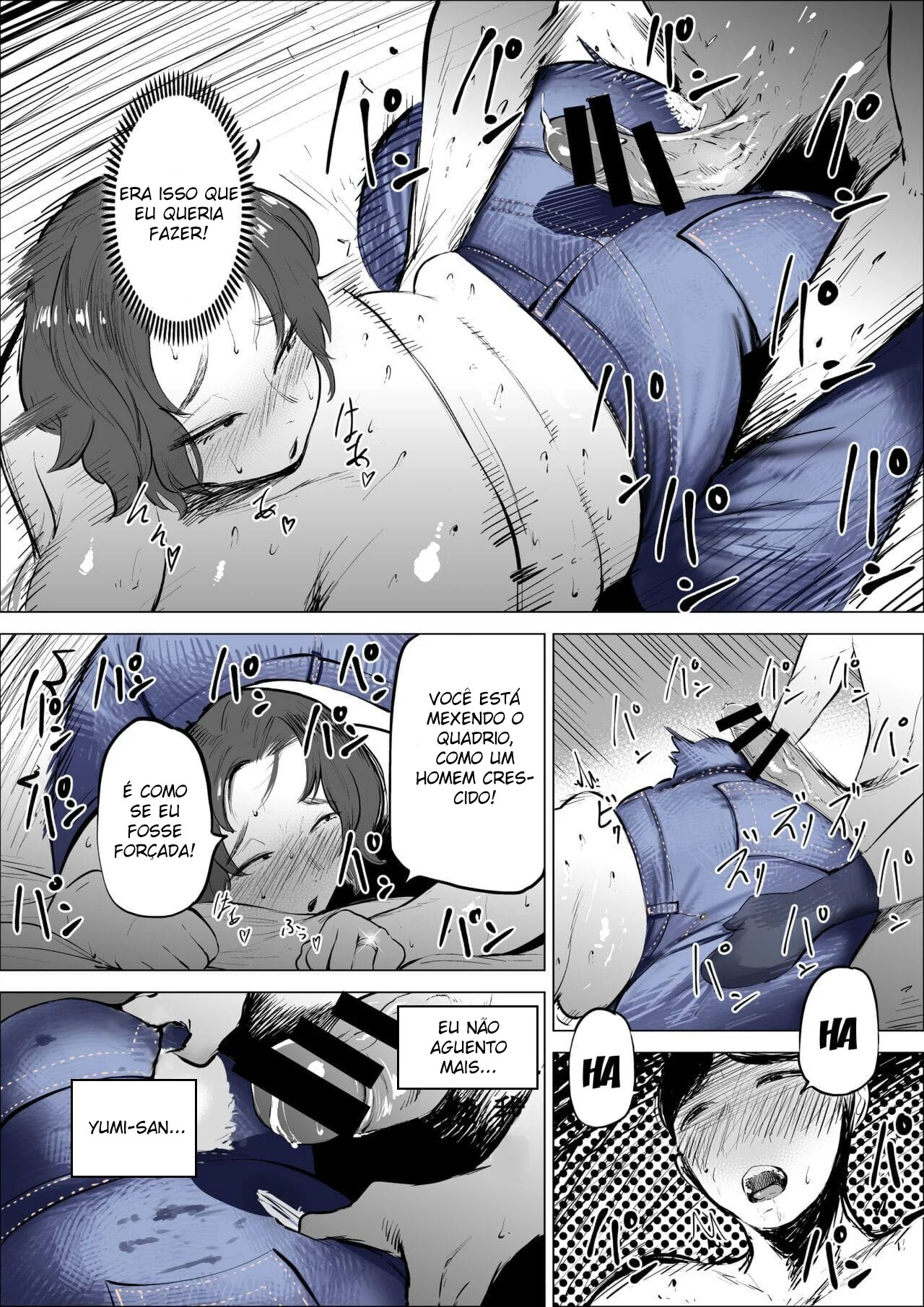 Piranha das Calças Jeans: Yumi Oyama Realizando os Desejos de Shuu Em Hentai HQ Brasileiro