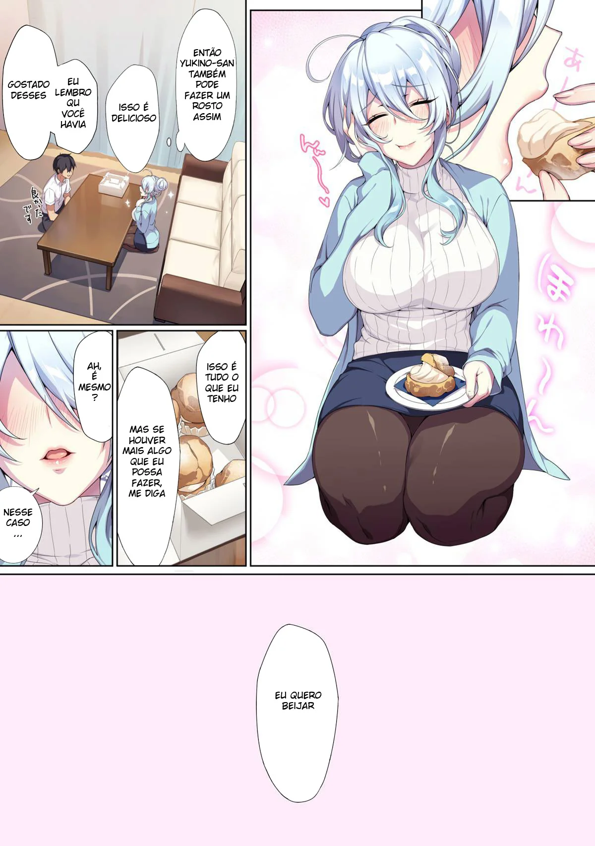 Nininho e suas Amigas Safadas dominando um Escravo bem Dotado – HQ de Hentai Brasileiro