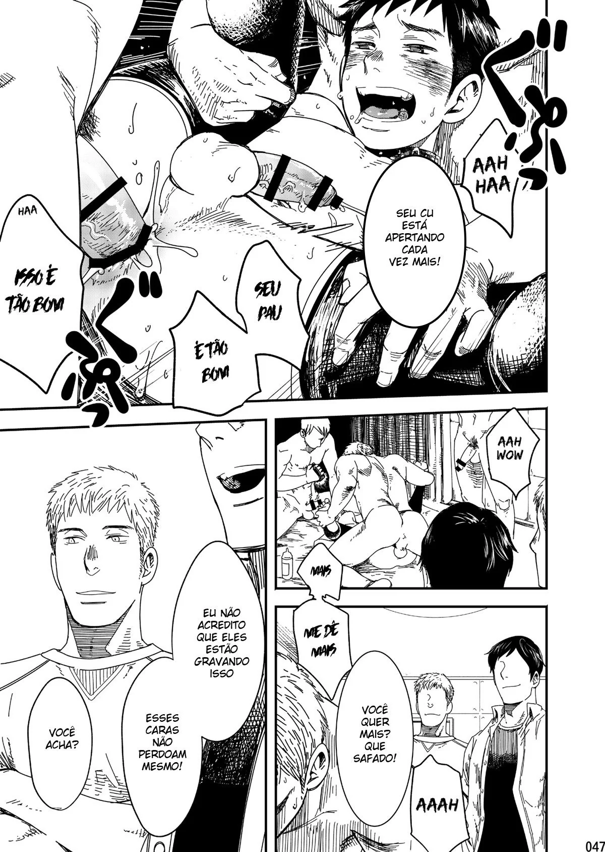 A tara escondida de Suga: sendo dominado por coroas safados em hentai gay” – em HQ Brasileiro