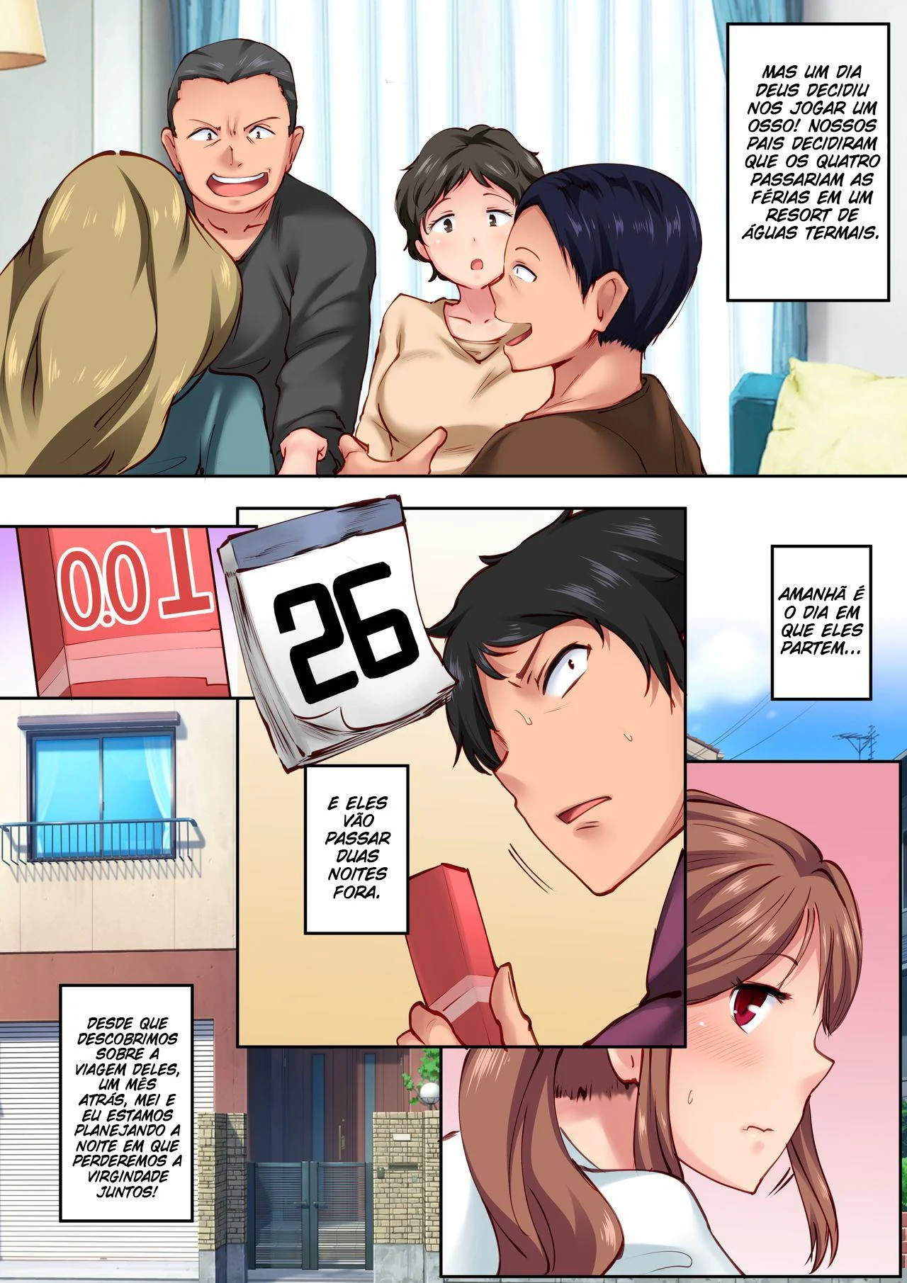 Amizade Colorida – Primeira Vez Quente e Selvagem em Hentai HQ Brasileiro