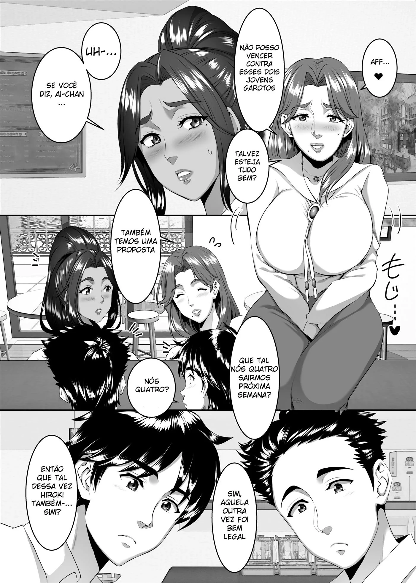 Mãe e filho – Sexo proibido e anal intenso em Hentai HQ Brasileiro