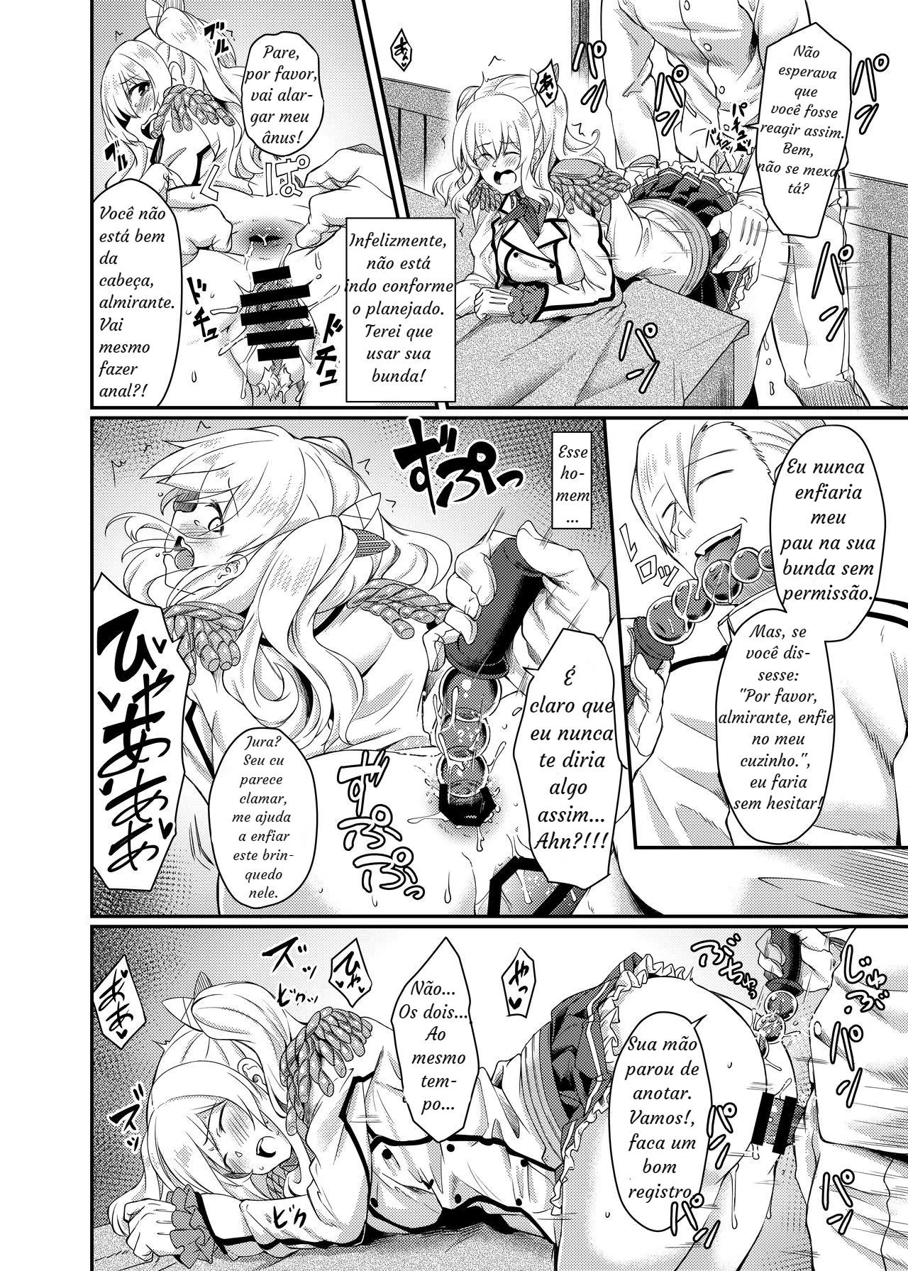 A Peituda e Safada da Kashima: Ajudando o Almirante com Muita Sacanagem! em Hentai brasileiro