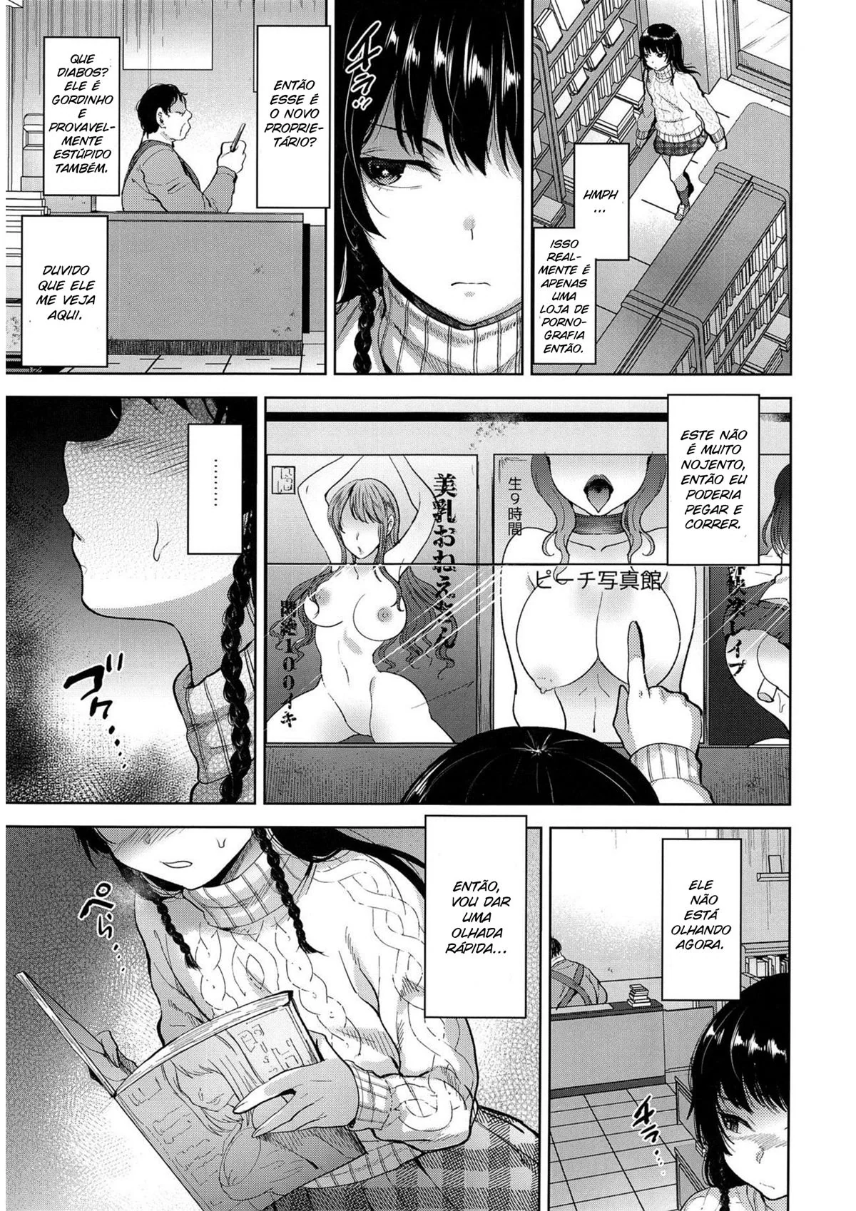 Mamãe Piranha se Rende à Piroca do Filho em Hentai Incesto em HQ Brasileiro