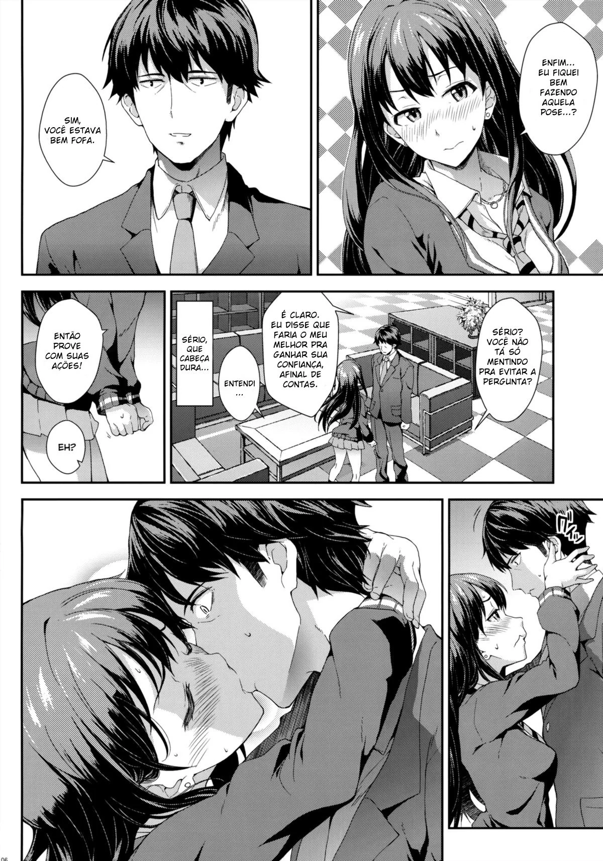 Hirose-Sensei Enrabado pelos Seus Alunos Safados