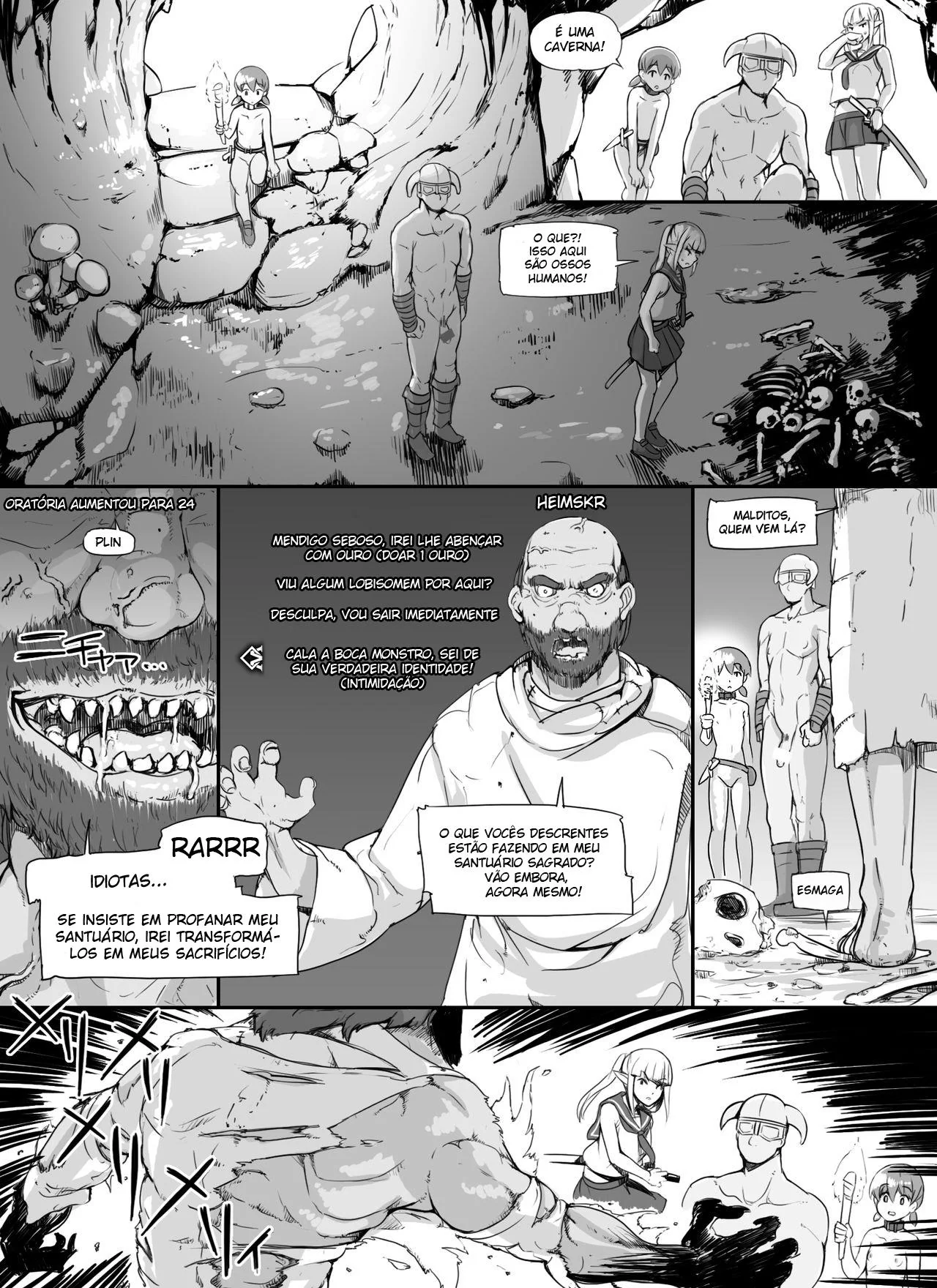 Escola das Piranhas Sedentas: Aventura na Fonte Termal! Em Hentai HQ Brasileiro