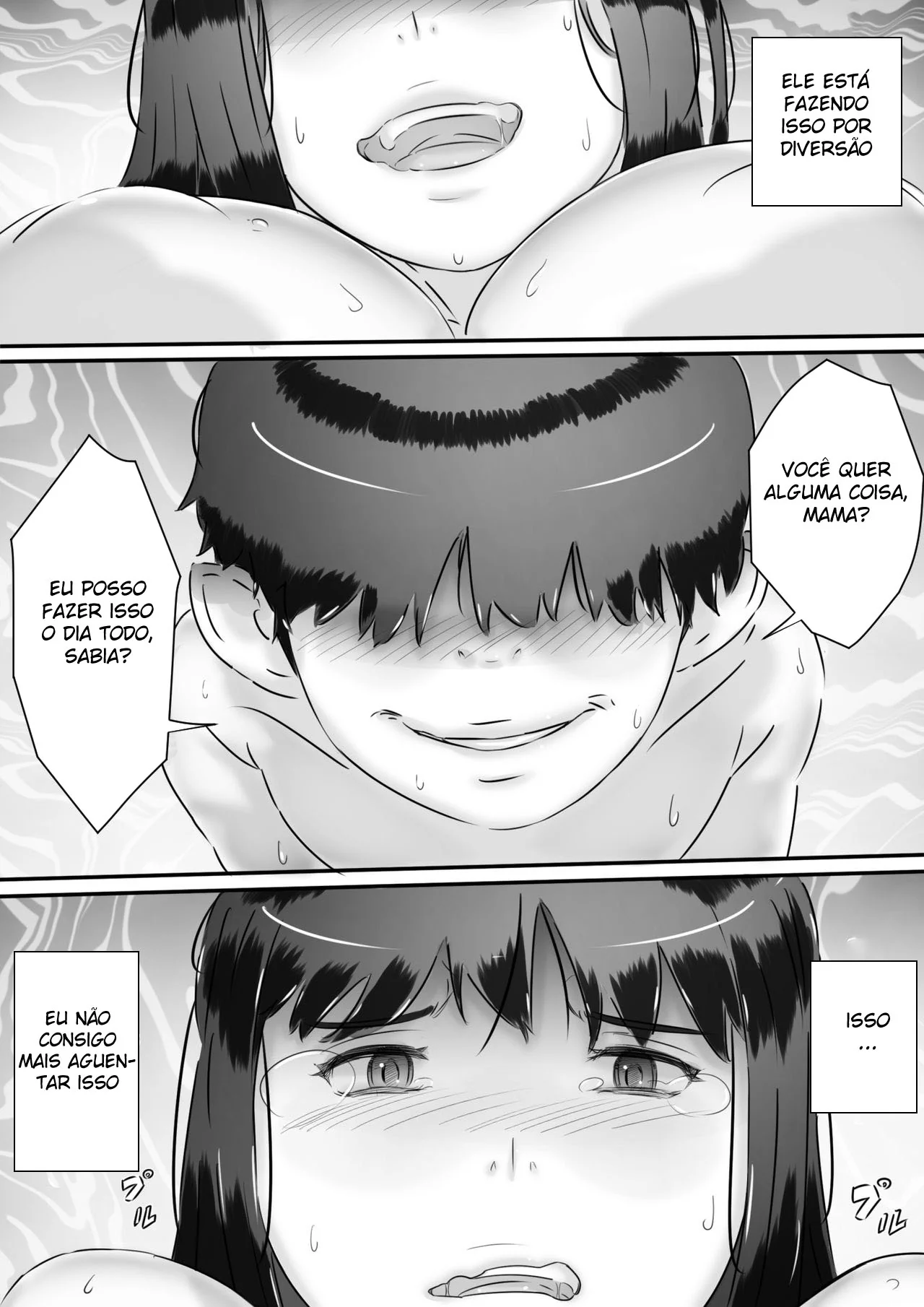 Fodendo a Mamãe Peituda: O Segredo Obsceno do Filho Safado em Manga HQ