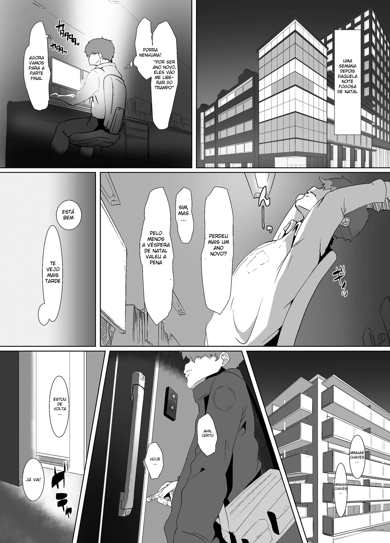 Natal Excitante: Seduzindo a Vizinha Safada em Manga