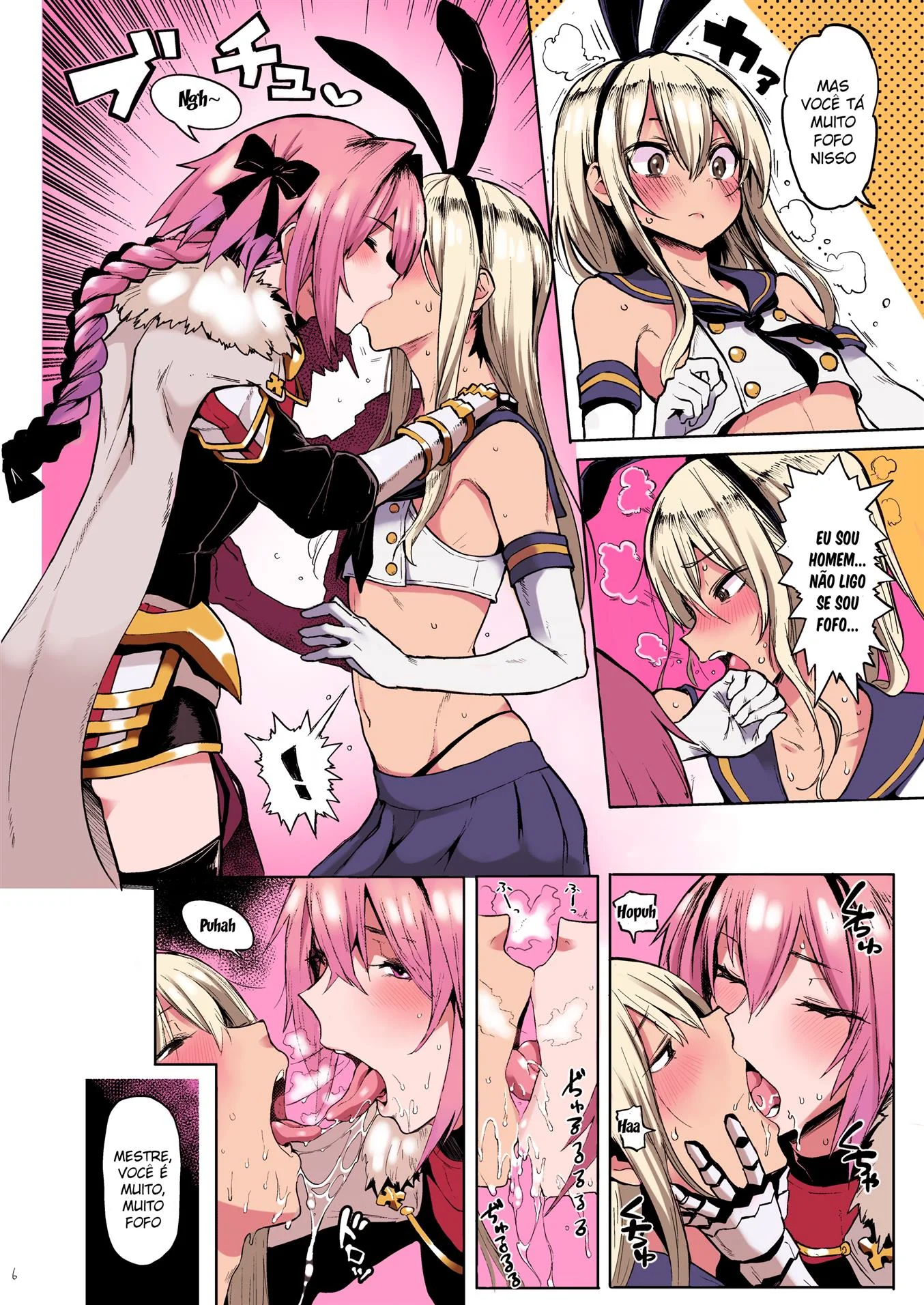 Astolfo: A Piranha do Quarto da Foda em Chaldea” em HQ Brasileiro