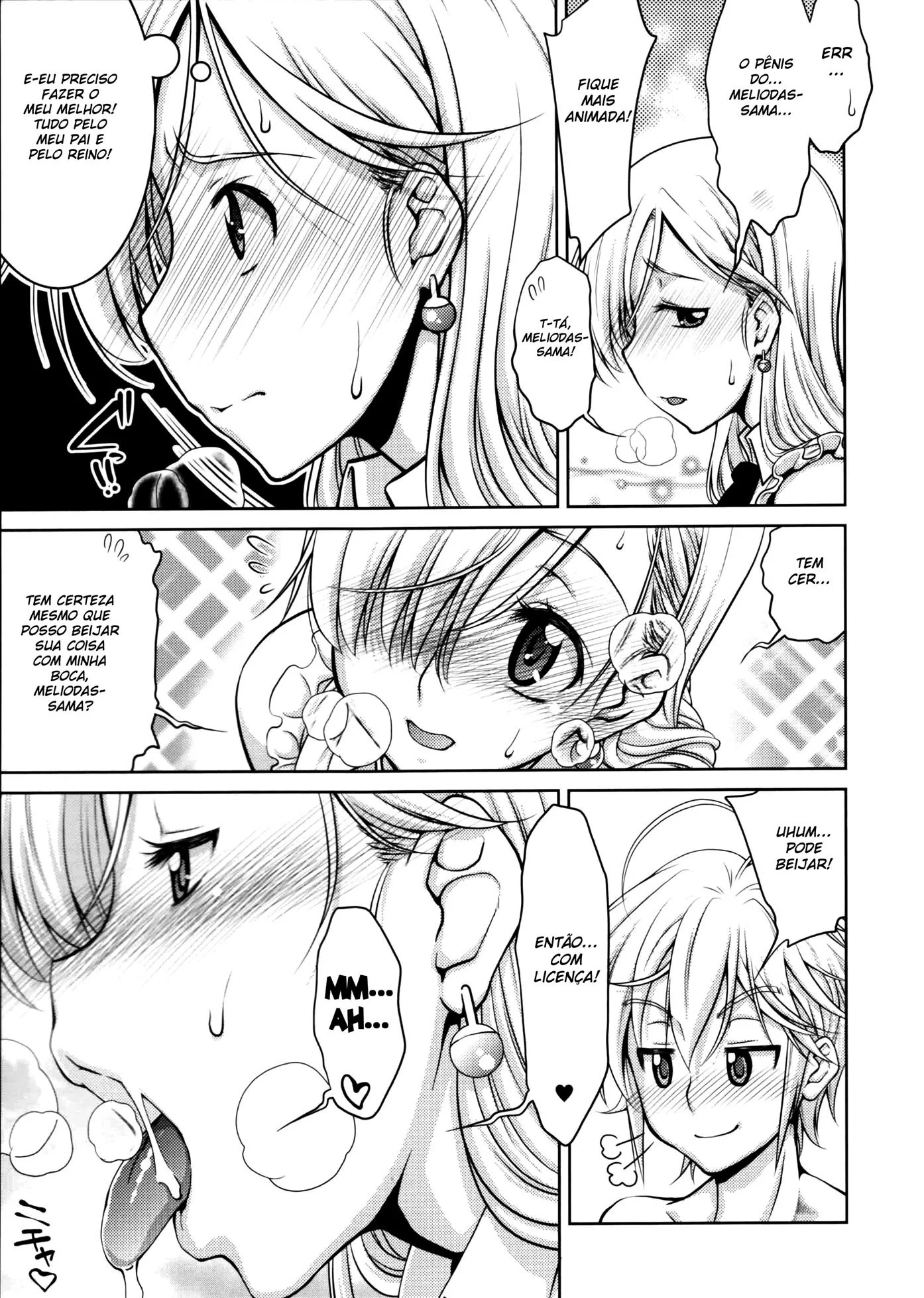 Meliodas Ensinando Elizabeth a Importância de Dar a Buceta no Bar – Hentai HQ Brasileiro