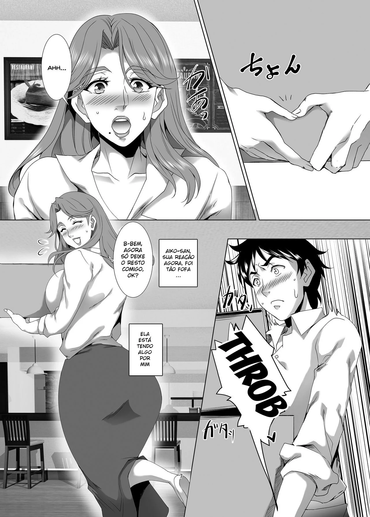 Mães Safadas Dando a Buceta para os Amigos dos Filhos em Hentai HQ Brasileiro