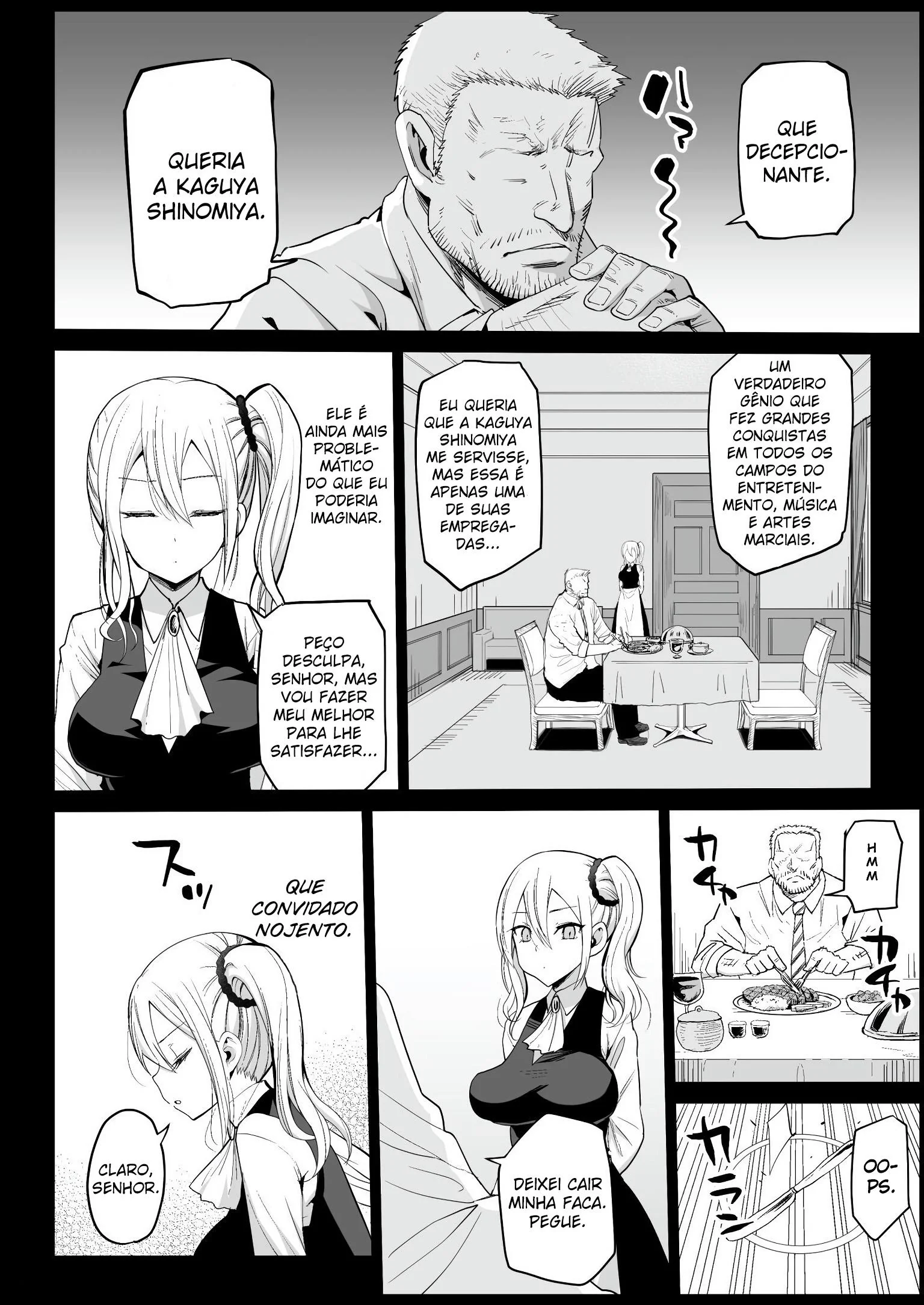 A Empregadinha Peituda e Safada em HQ Hentai