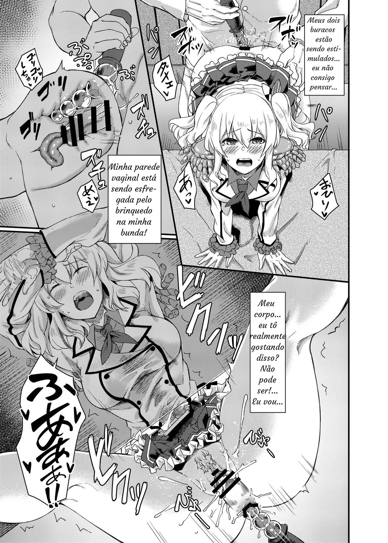 A Peituda e Safada da Kashima: Ajudando o Almirante com Muita Sacanagem! em Hentai brasileiro