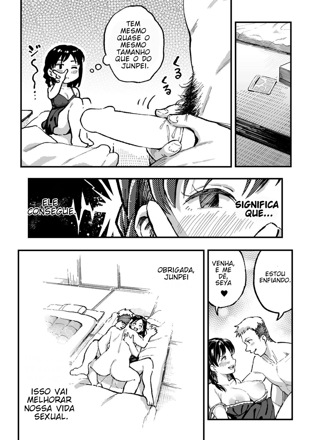 Sessão de Estudos Pervertidos Com Minha Irmã Mais Velha – Hentai HQ Brasileiro