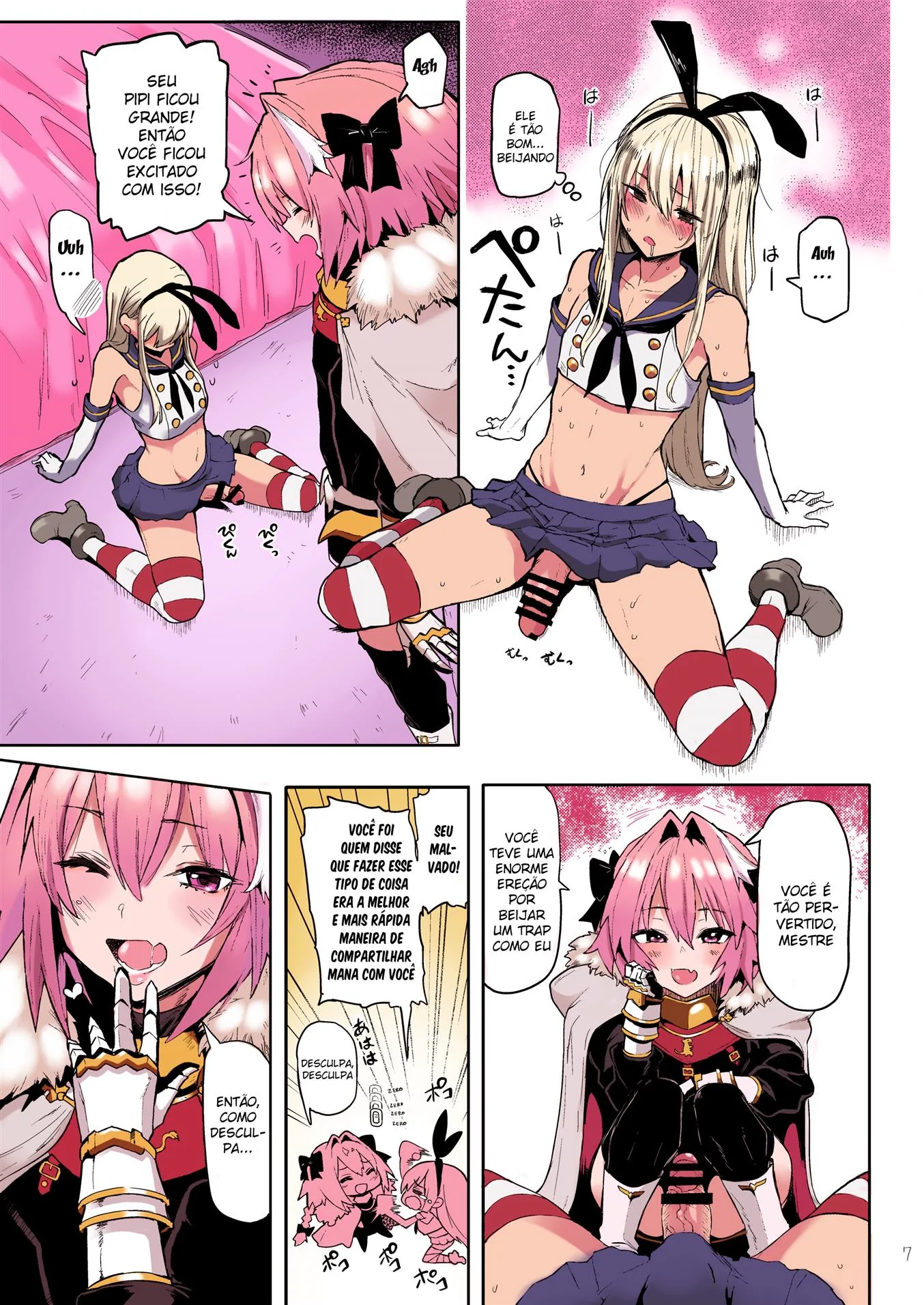 Astolfo: A Piranha do Quarto da Foda em Chaldea” em HQ Brasileiro