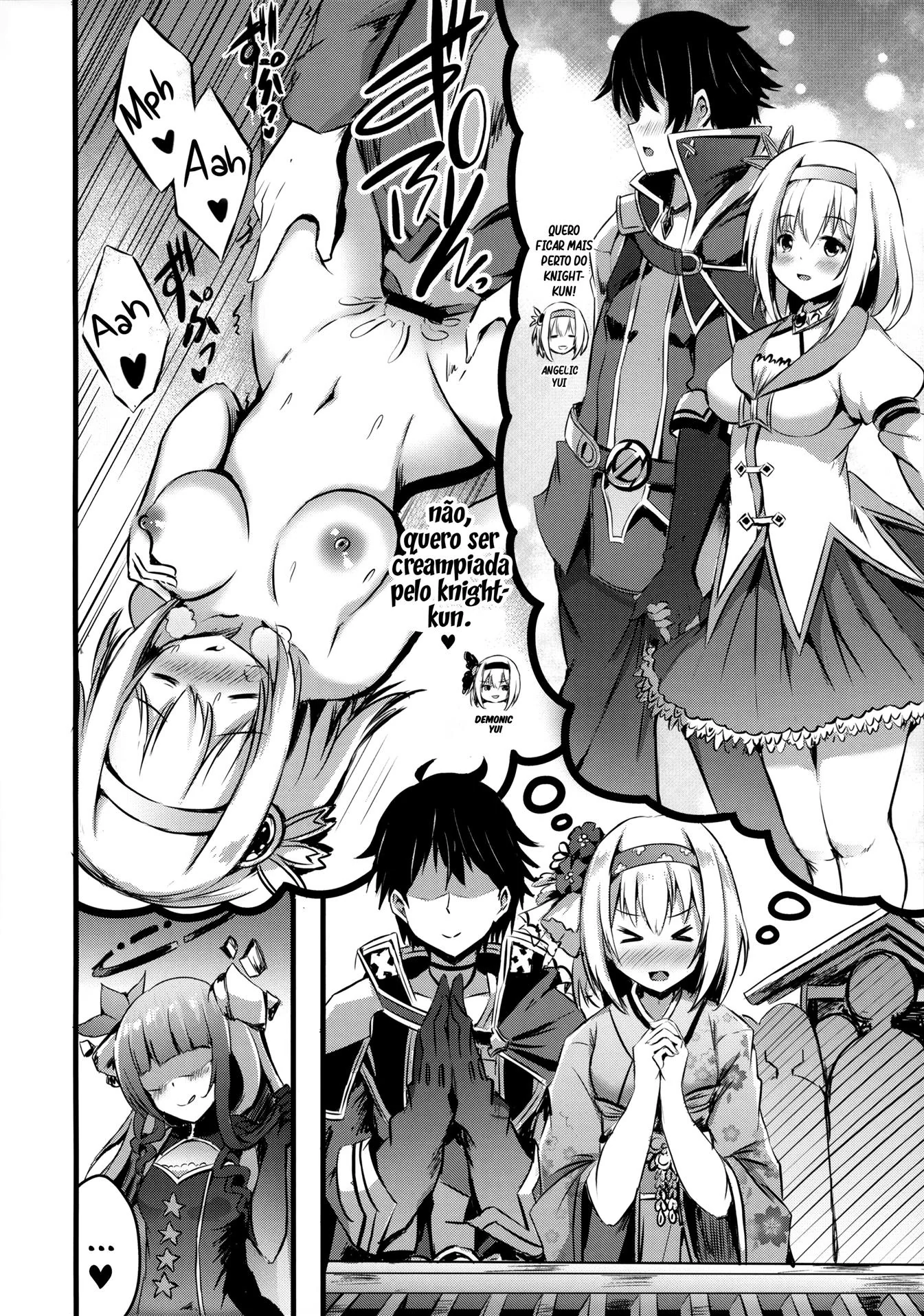 Yui dando a buceta para o Yuuki
