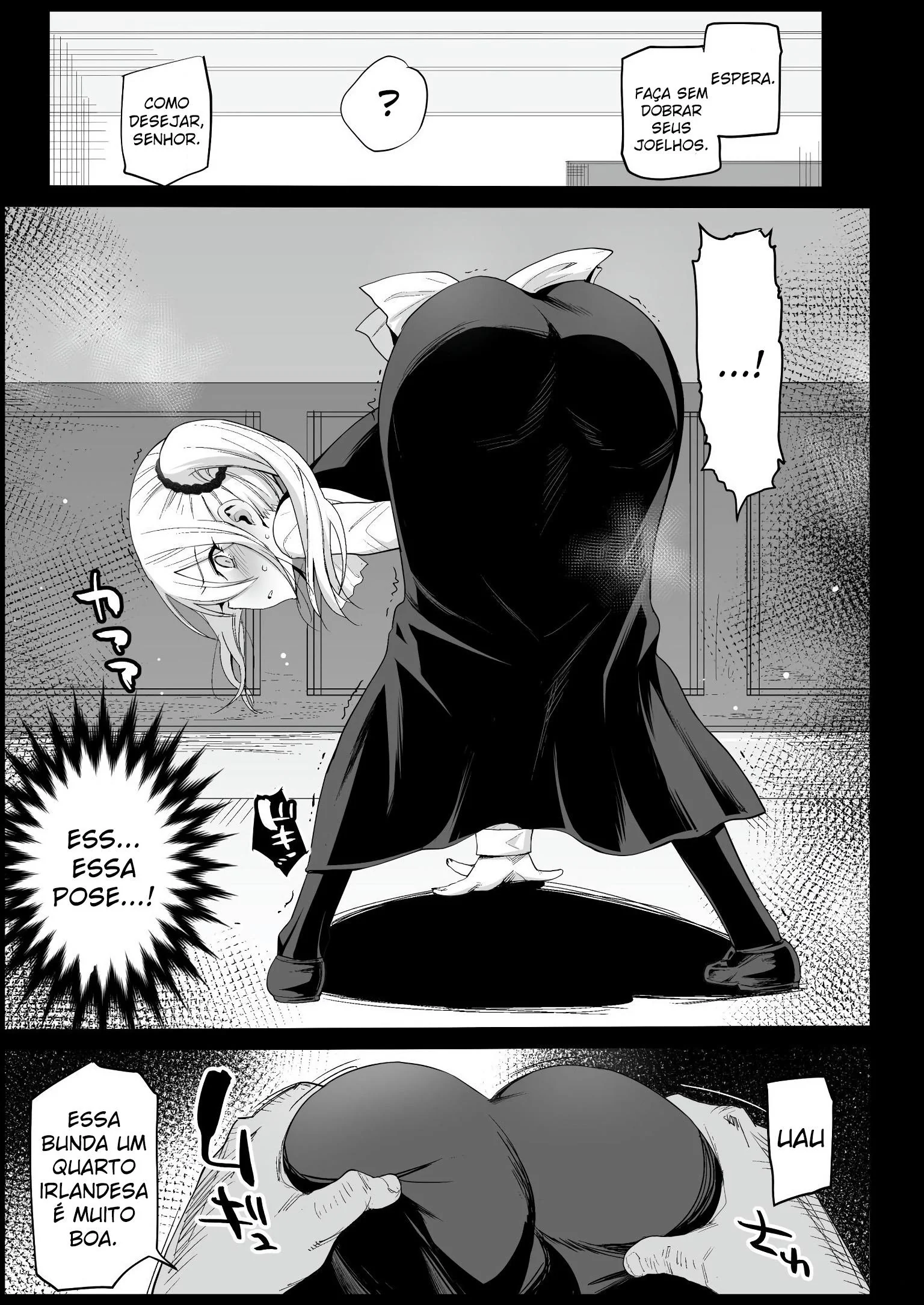 A Empregadinha Peituda e Safada em HQ Hentai