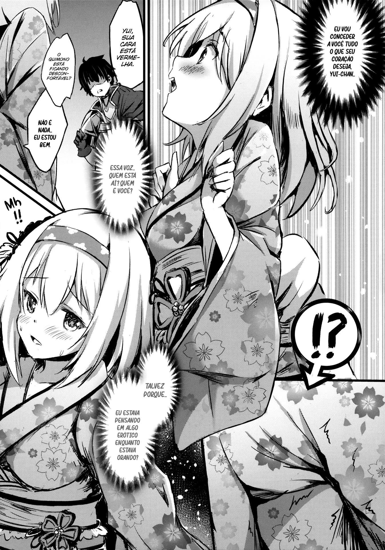 Yui dando a buceta para o Yuuki