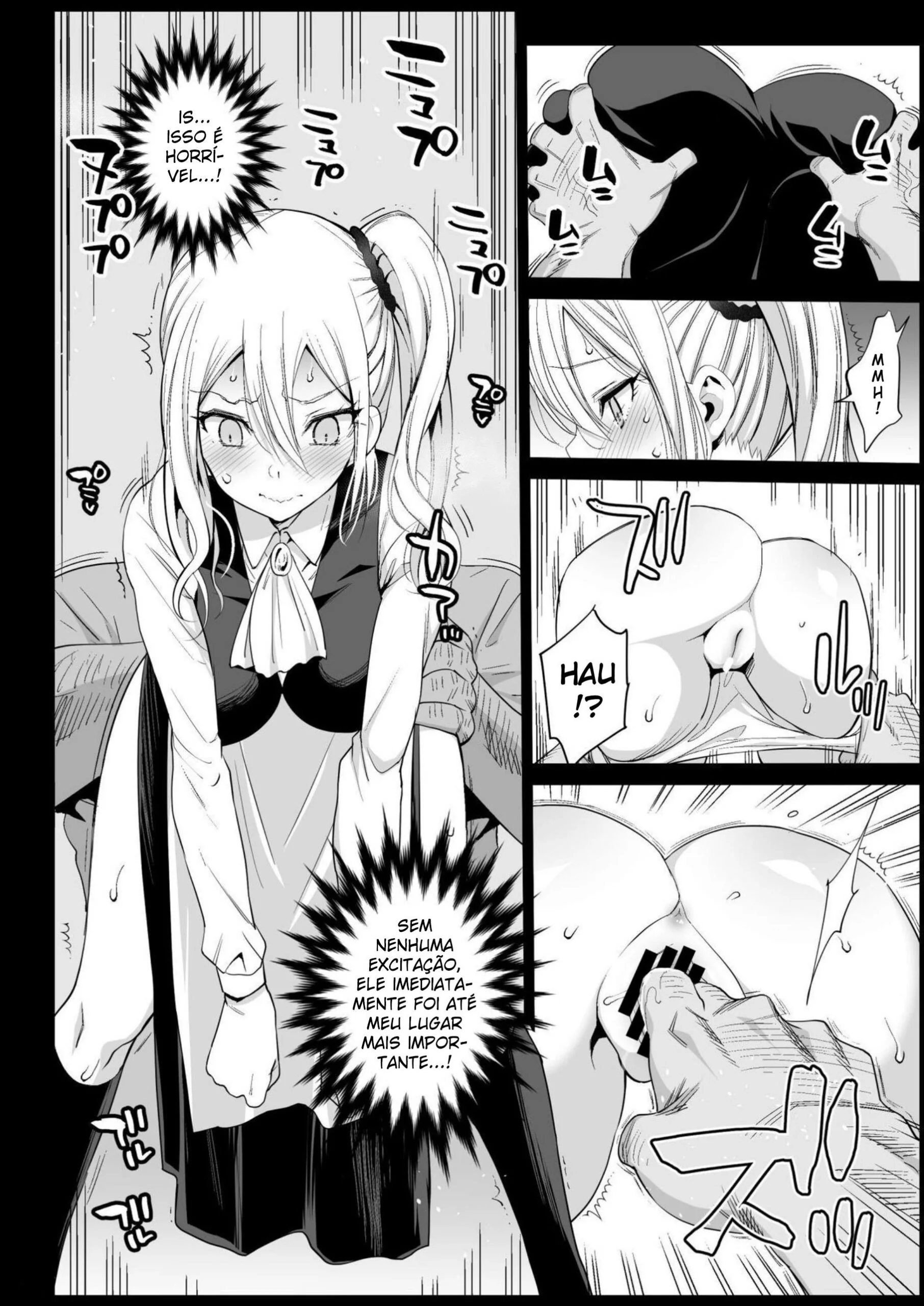 A Empregadinha Peituda e Safada em HQ Hentai