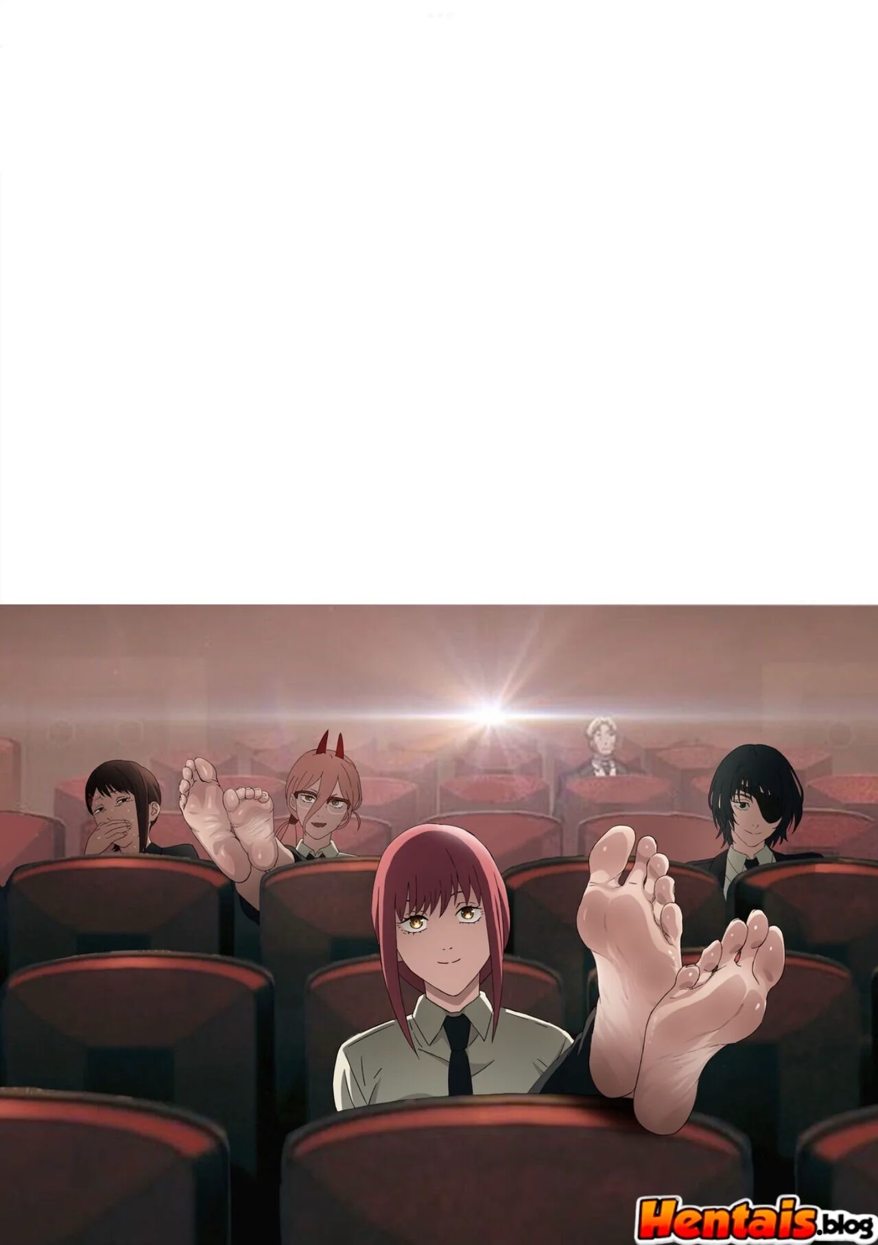 Chainsaw Man Hentai: Fetiche Por P&eacute;s &ndash; Chupando os Dedos at&eacute; Gozar! Em Hentai HQ Brasileiro